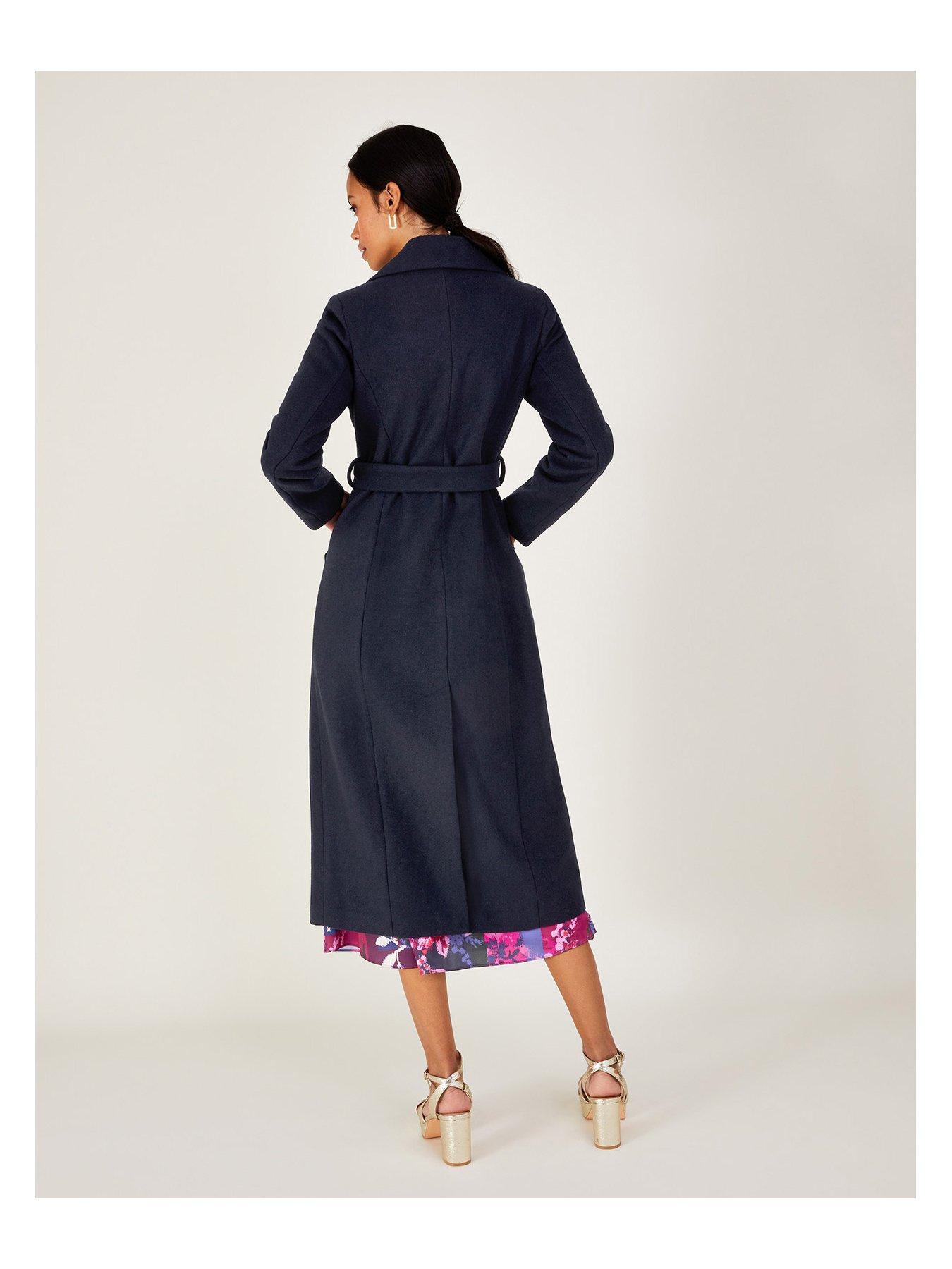 Lola Belted Wool Trench Coat