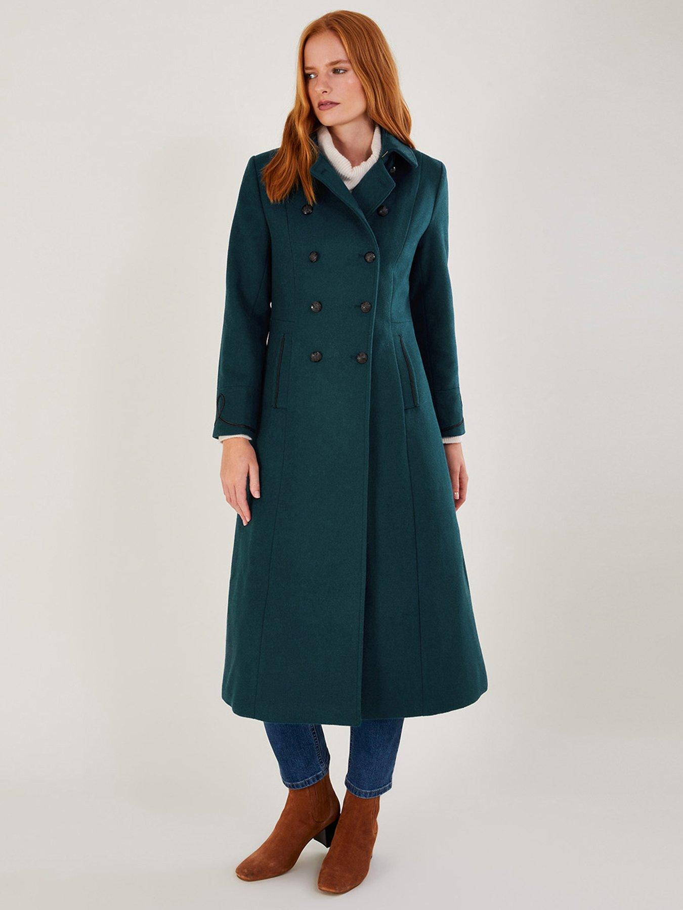 Military hot sale maxi coat