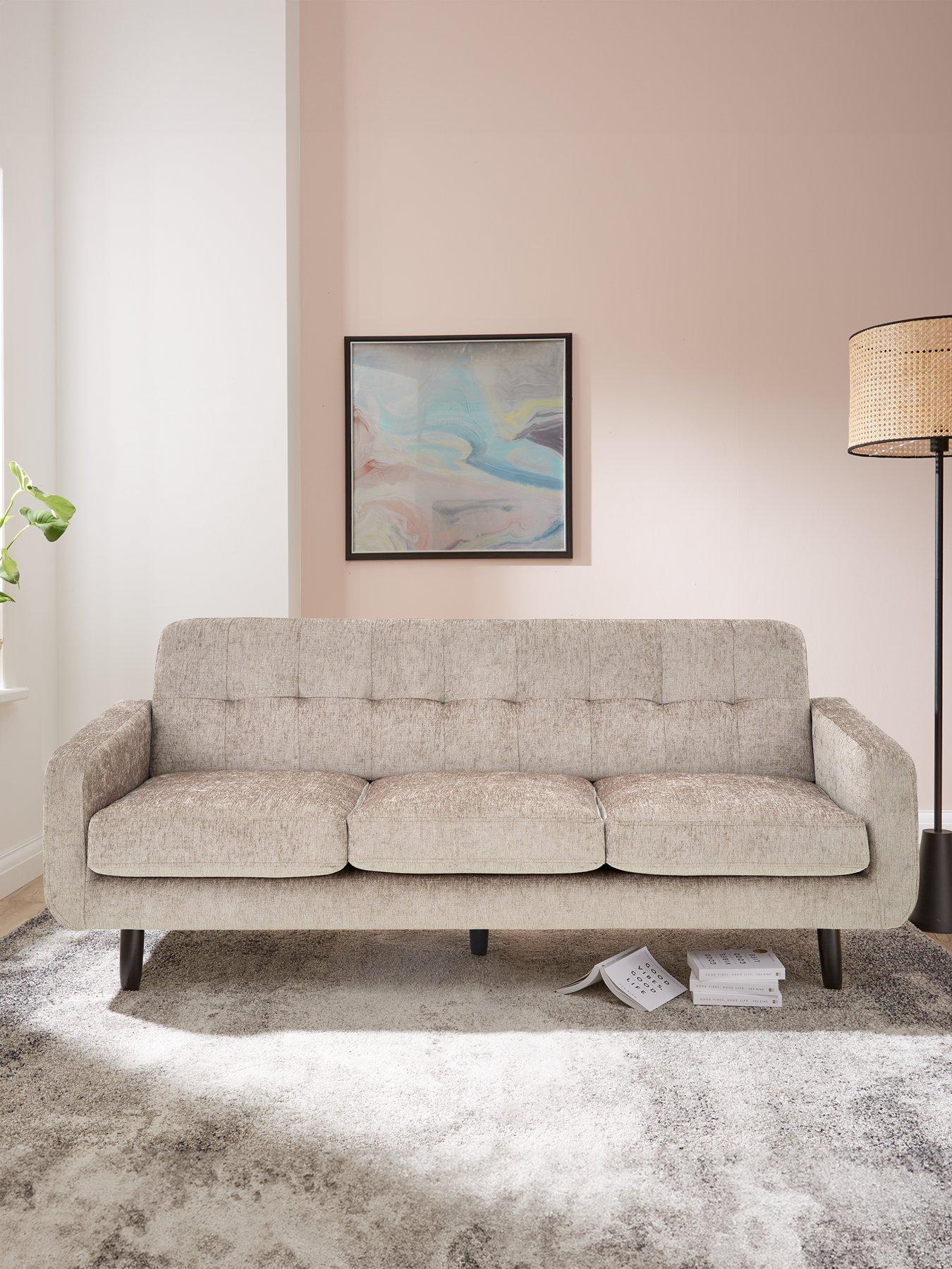 undefined Oslo Fabric 3 Seater Sofa - FSC® Certified