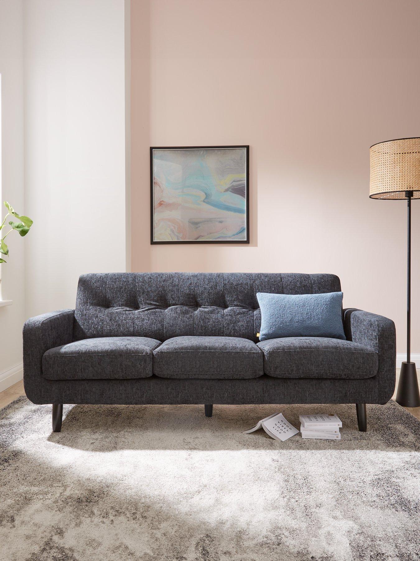 Image 1 of 6 of The Very Collection Oslo Fabric 3 Seater Sofa&nbsp;- FSC&reg; Certified