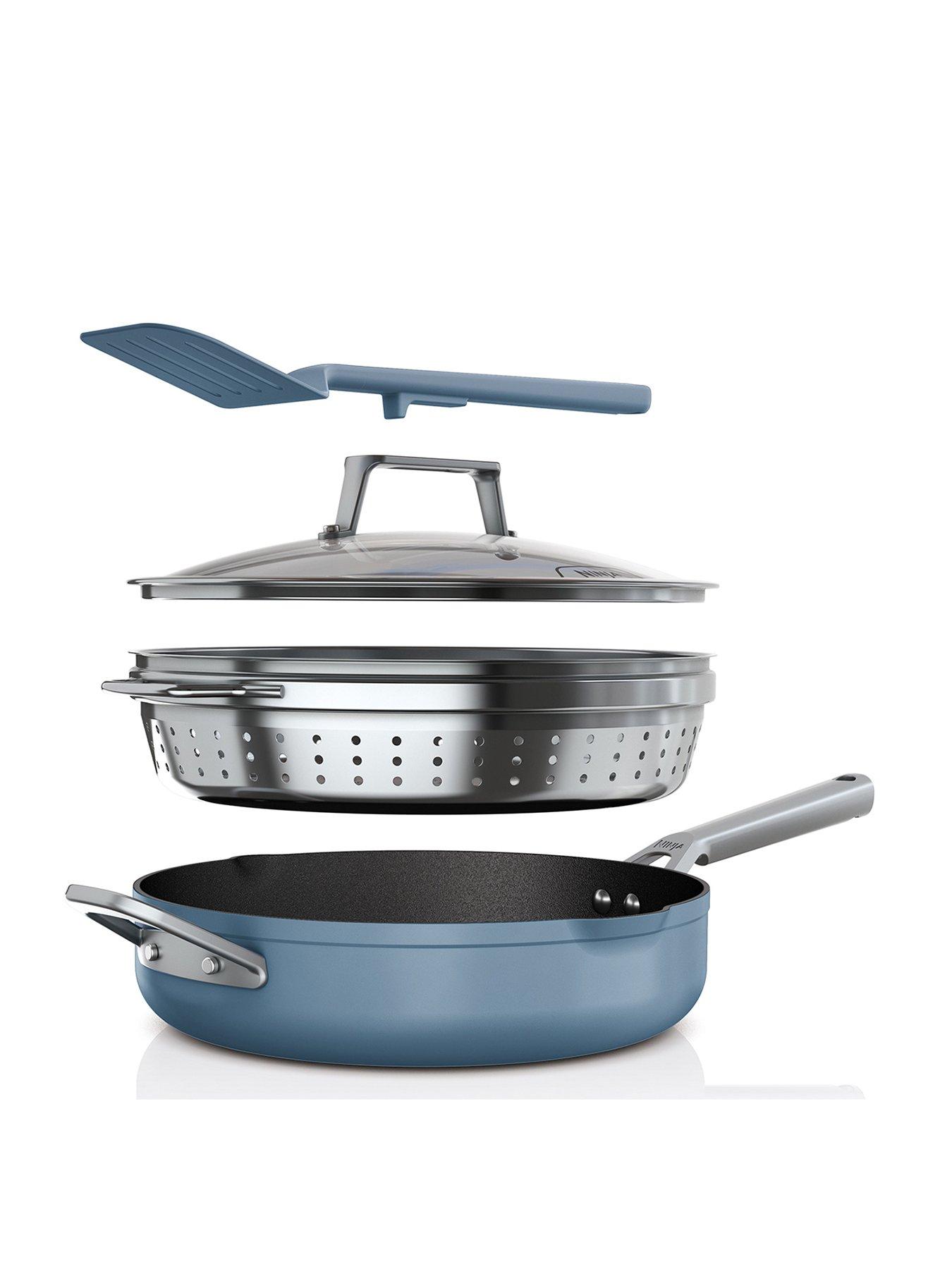 Image 1 of 7 of NINJA Foodi ZEROSTICK 9-in-1 PossiblePan, non stick -&nbsp;Blue Macaroon