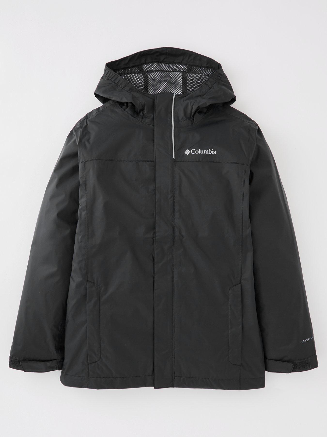 columbia-kids-watertight-waterproof-jacket-blackfront