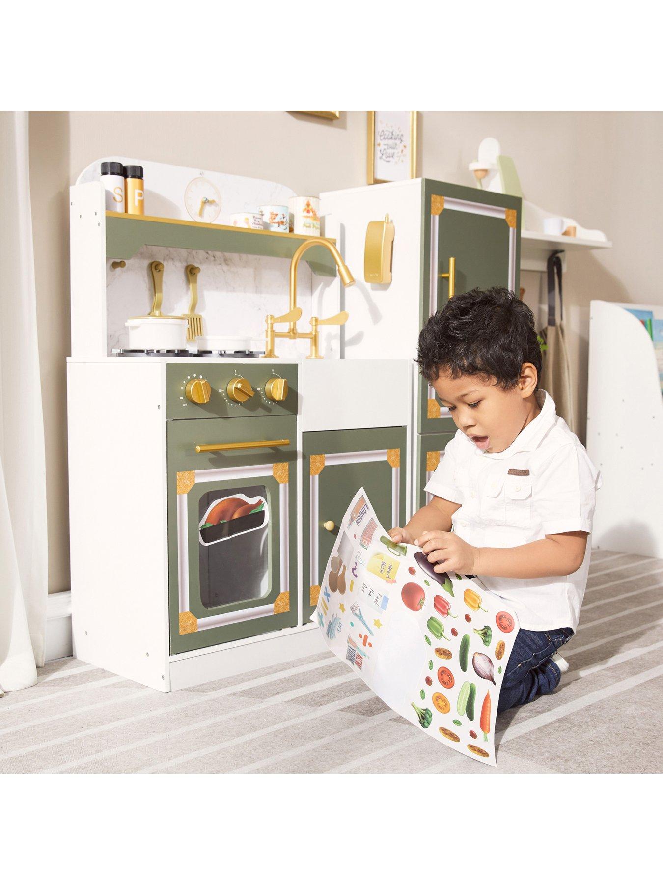 teamson-kids-teamson-kids-versailles-deluxe-classic-play-kitchen-olive-greendetail