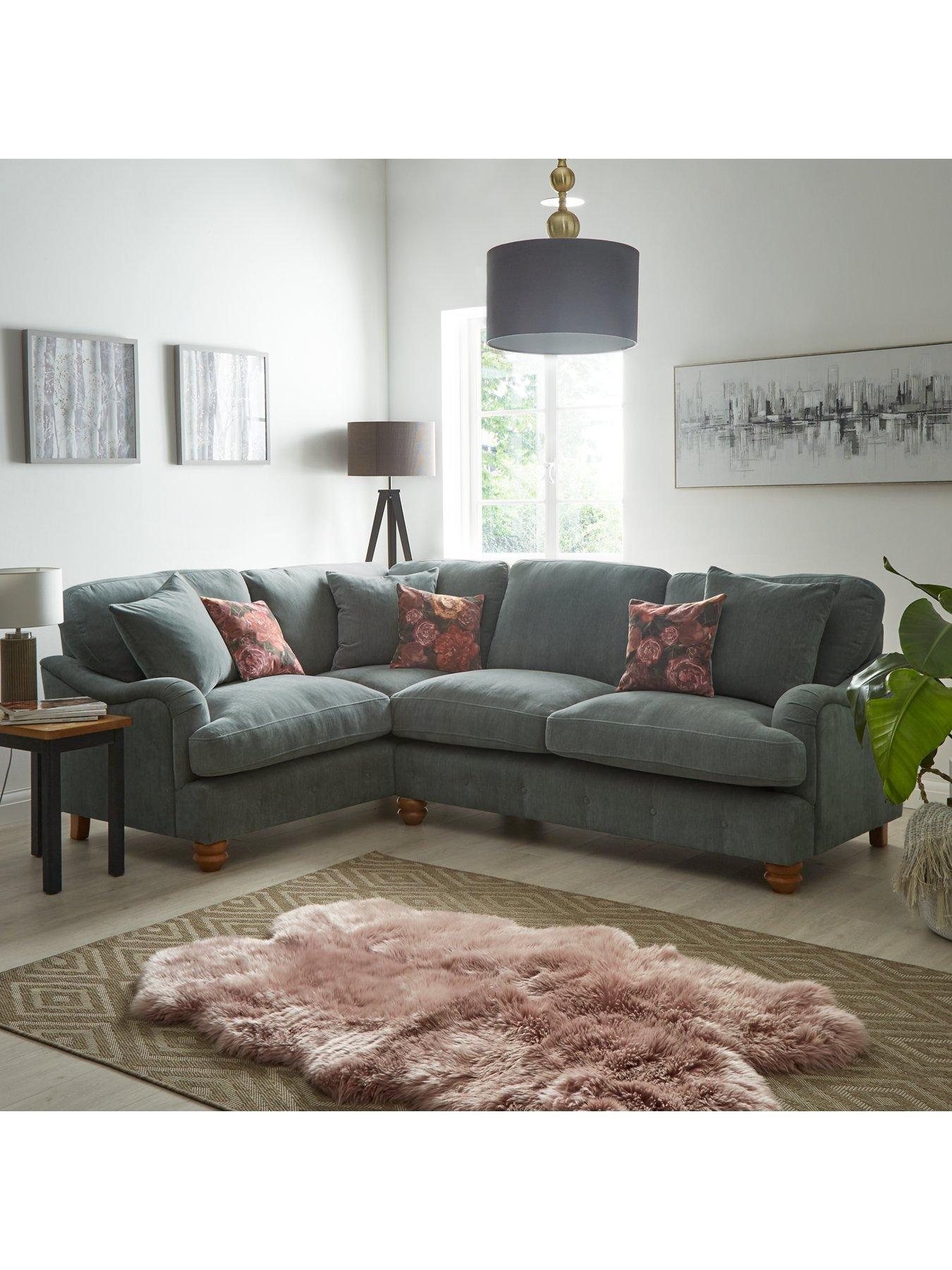 Very Home Millie Small Left Hand Fabric Chaise Sofa - Made to order in the UK