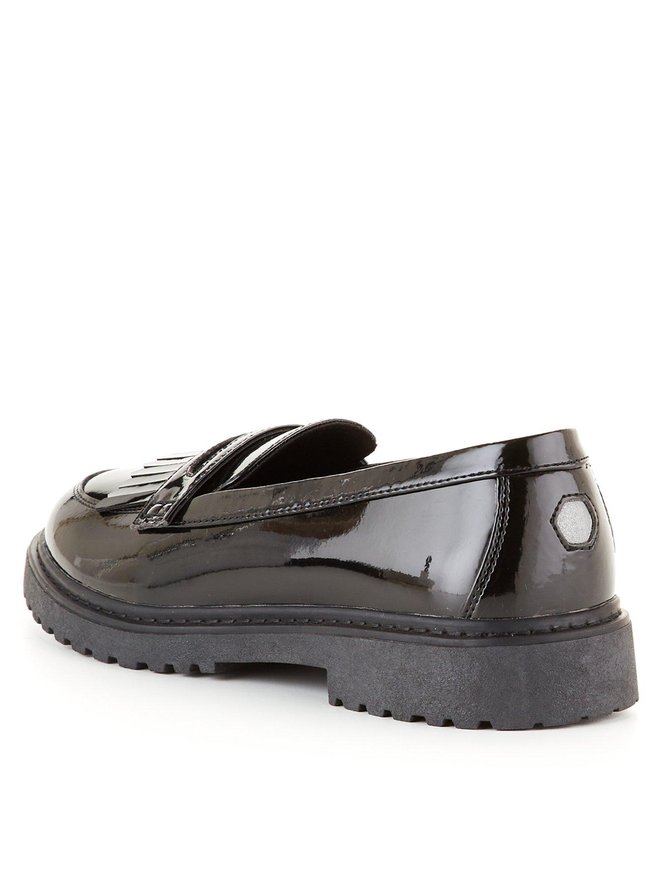 Image 3 of 6 of V by Very Older Girls Loafer Leather School Shoe - Wide Fit