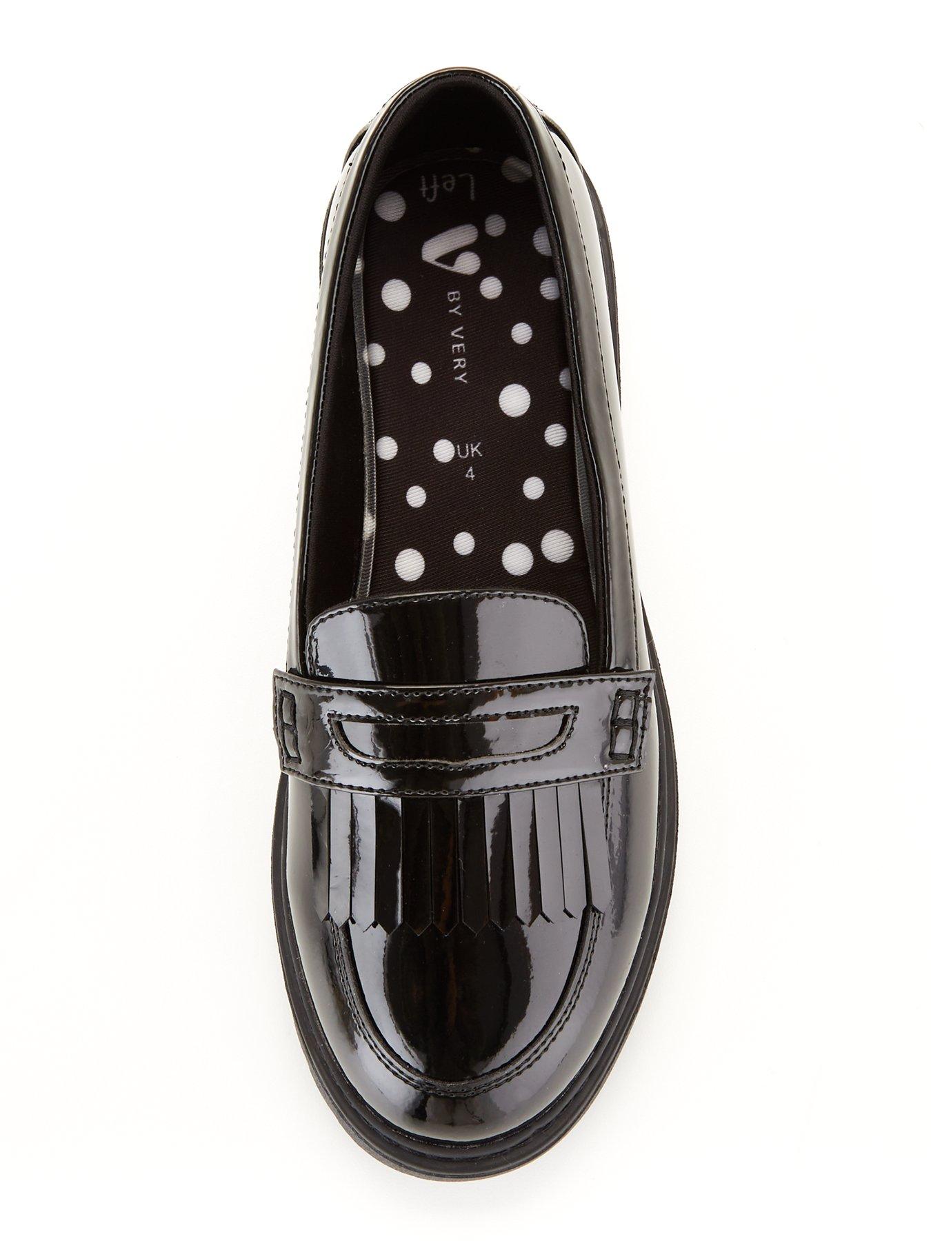 Image 4 of 6 of V by Very Older Girls Loafer Leather School Shoe - Wide Fit