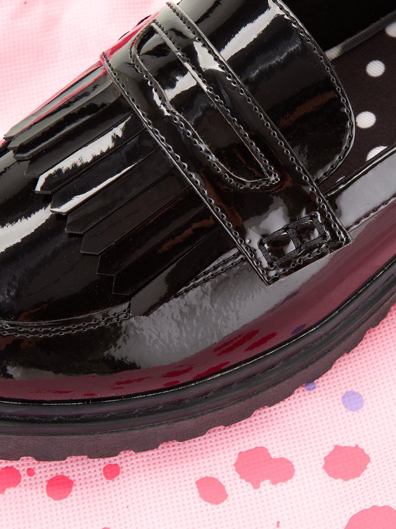 Image 6 of 6 of V by Very Older Girls Loafer Leather School Shoe - Wide Fit