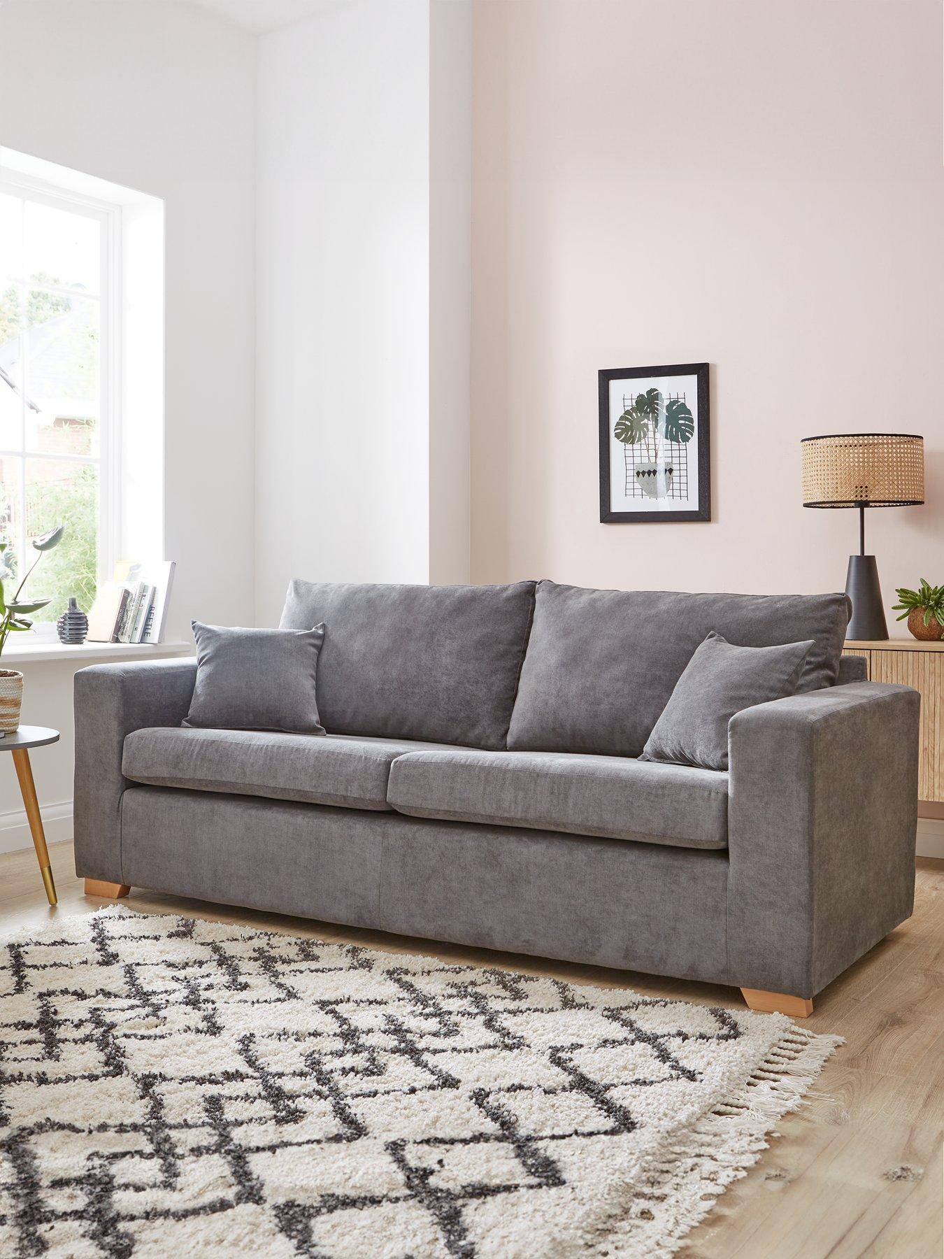 Image 1 of 6 of The Very Collection Valencia Fabric 3 Seater Sofa