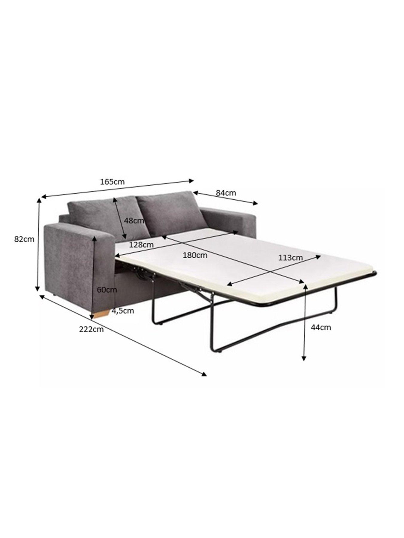 Image 6 of 6 of The Very Collection Valencia Fabric 3 Seater Sofa Bed