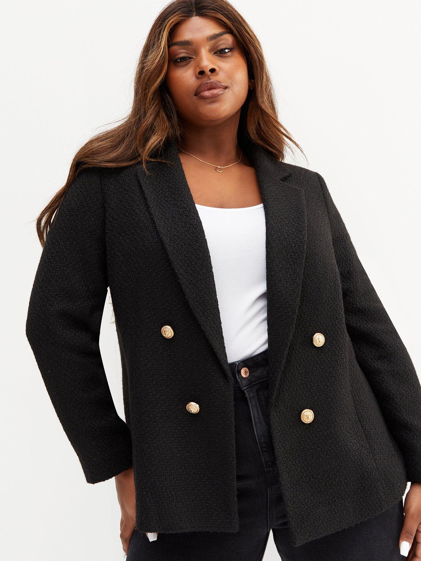 Save 12% Womens Clothing Jackets Blazers sport coats and suit jackets Lanvin Wool Single Breasted Cropped-sleeve Blazer in Black 
