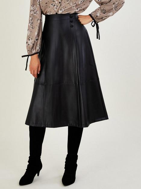 monsoon-savannah-recycled-poly-pu-midi-skirt-black