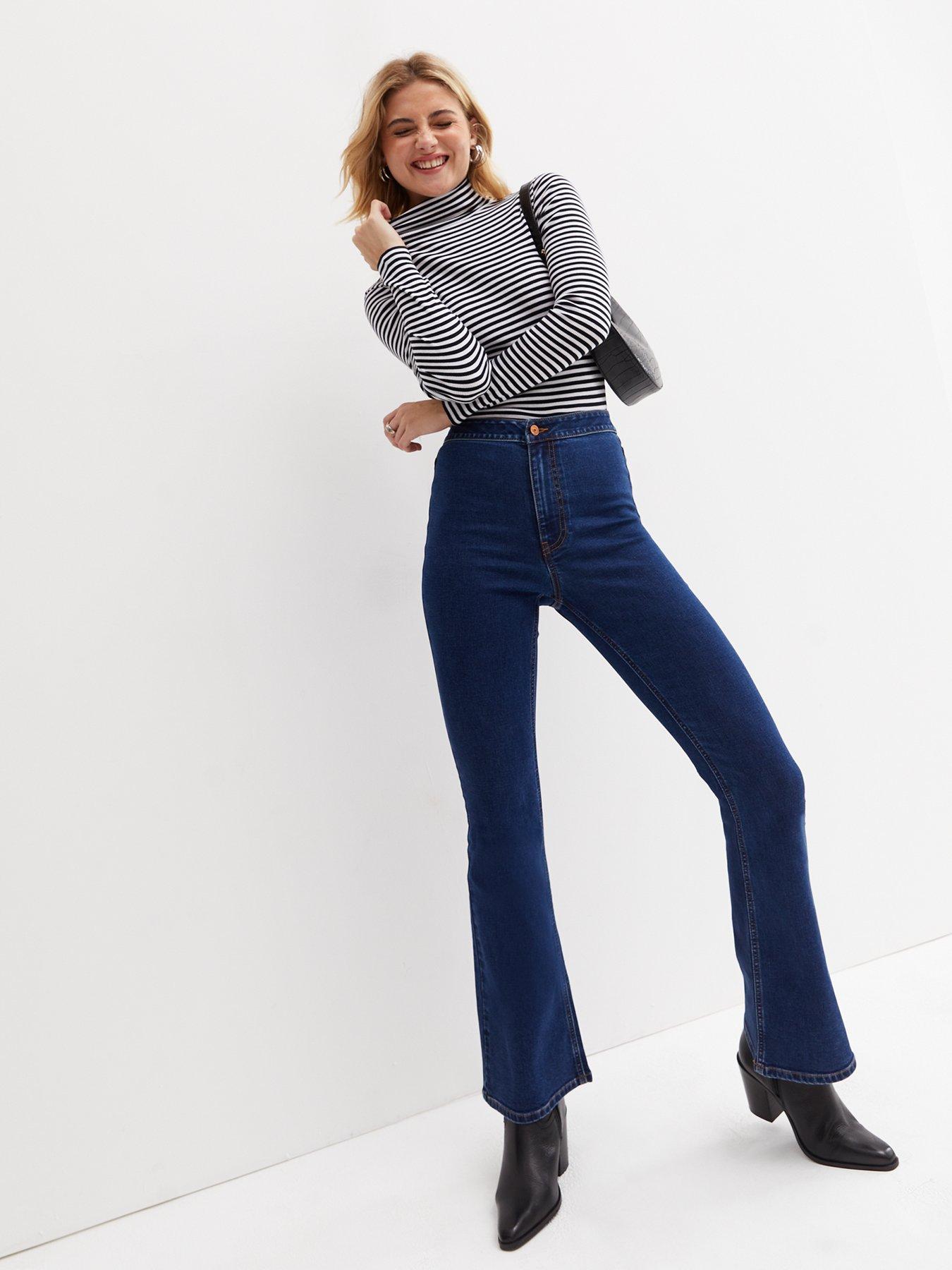 Blue Highstretch Flare Jean