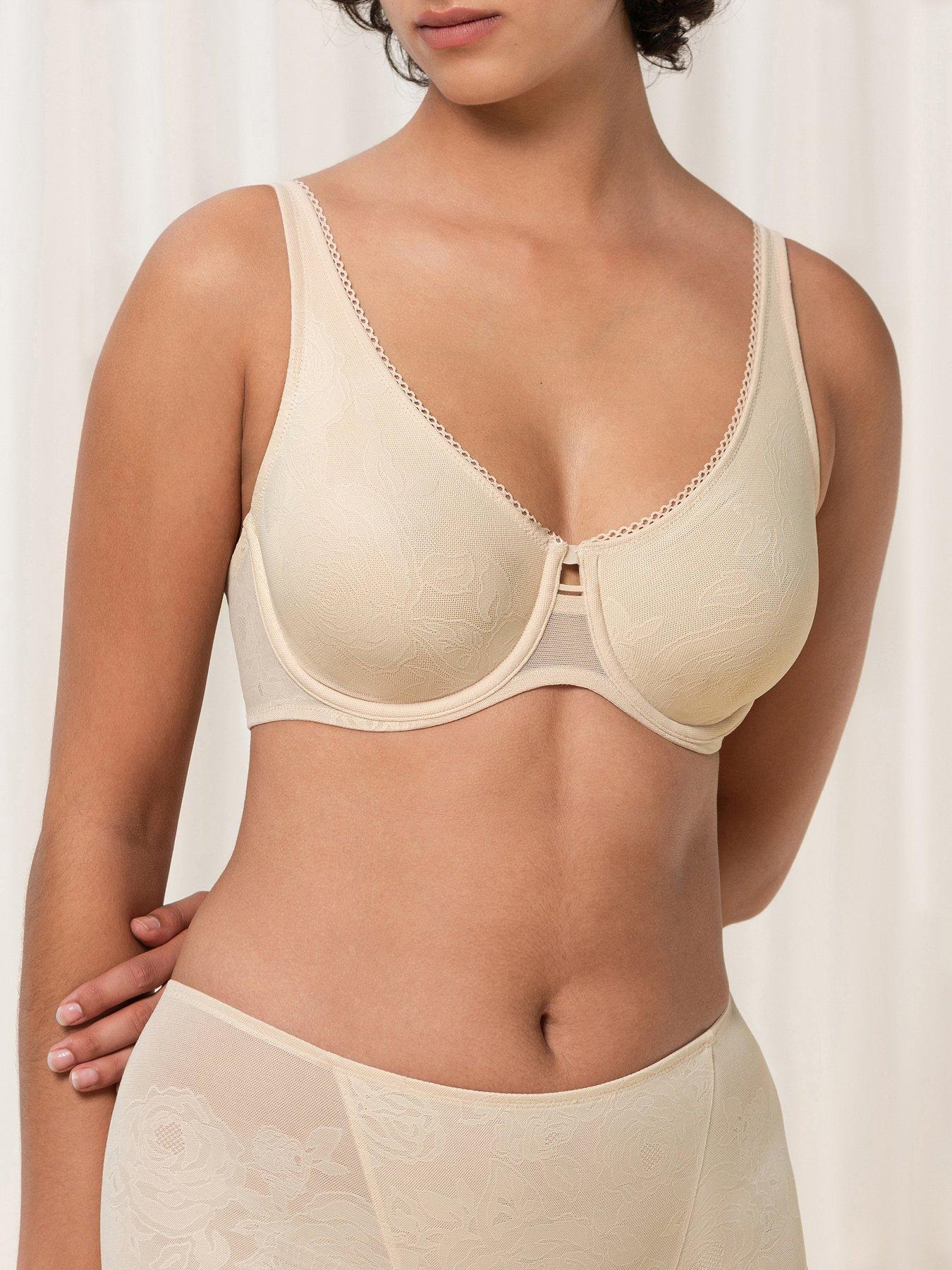 Image 1 of 6 of Triumph Wild Rose Sensation W01 Bra - Beige