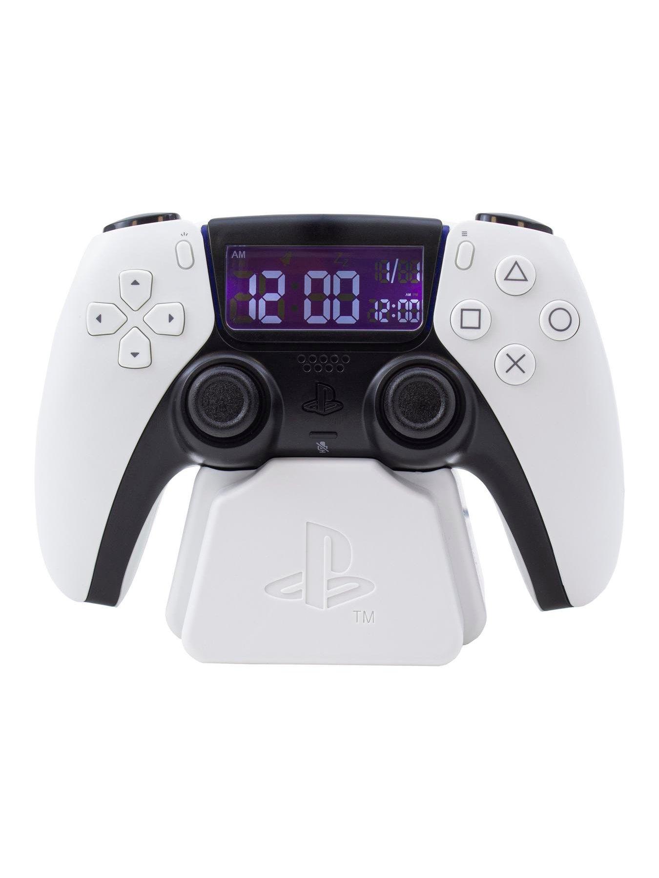 playstation-ps5-dualsense-console-controller-alarm-clock-officially-licensed-playstation-merchandise-usb-powered-digital-clock-with-snooze-function-for-gamersdetail