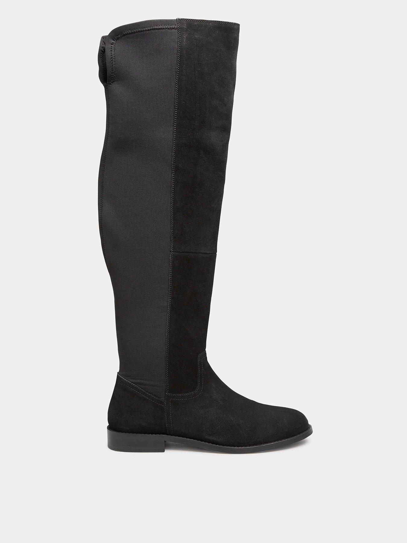 long-tall-sally-stretch-over-the-knee-suede-boots-black