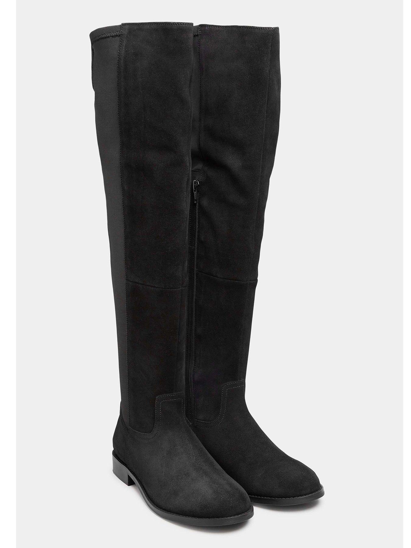 long-tall-sally-stretch-over-the-knee-suede-boots-blackoutfit