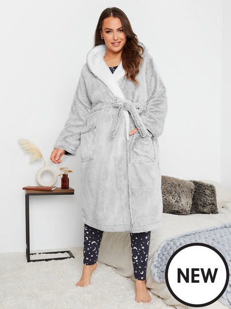 yours-yours-contrast-hooded-wellsoft-robe