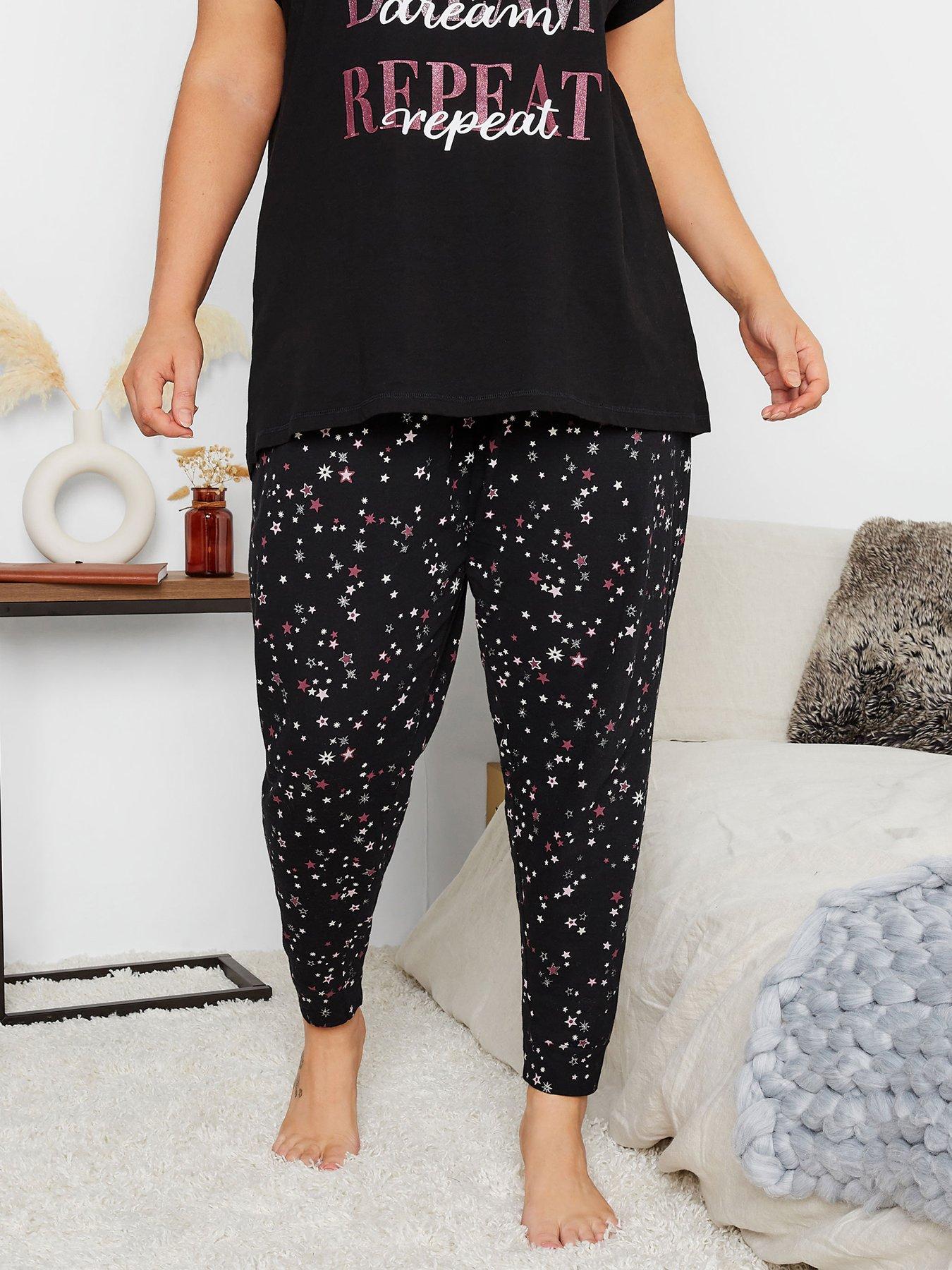 womens cuffed pj bottoms