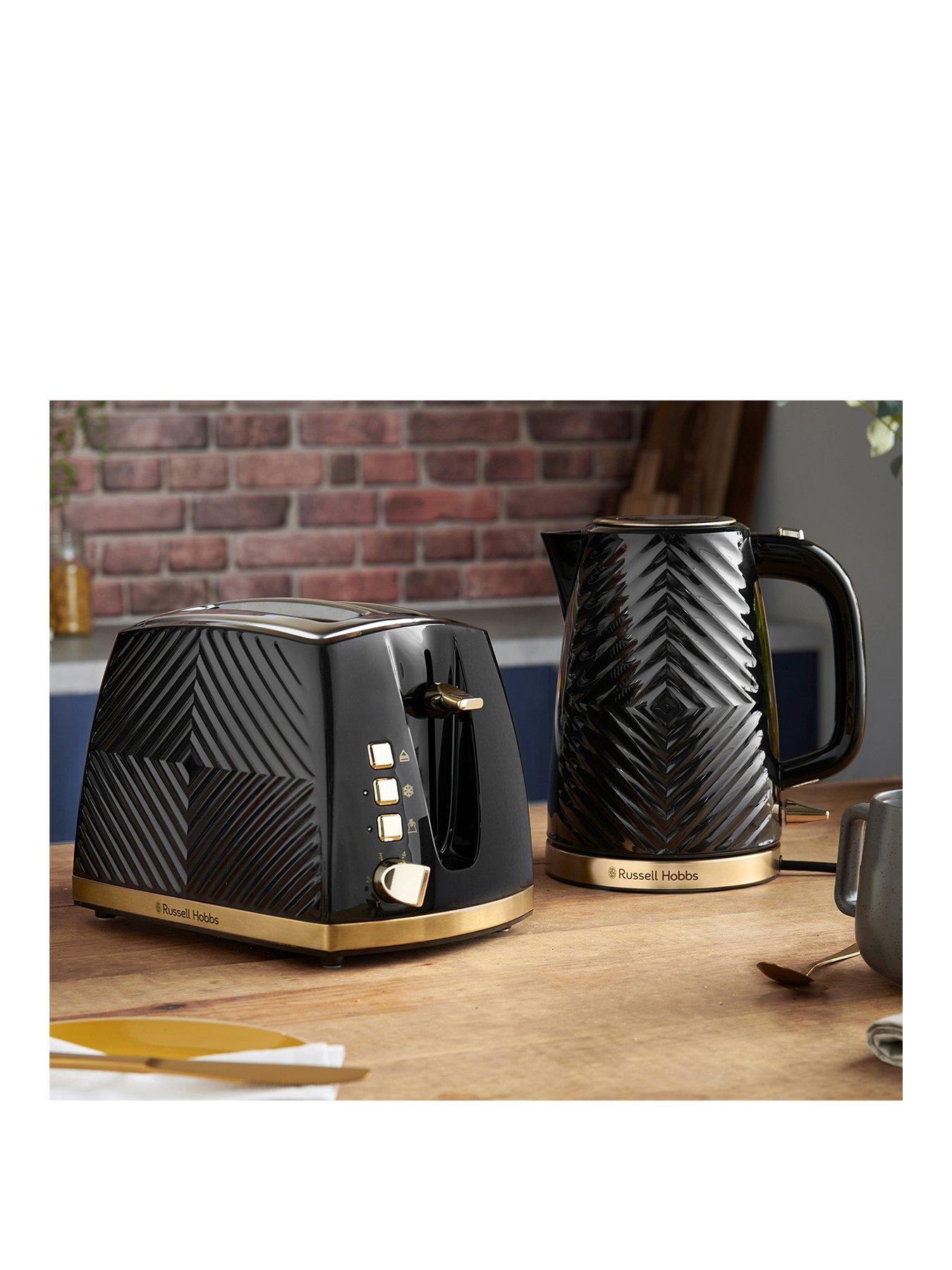 Russell Hobbs Groove Kettle Toaster Bundle Black Very Ireland