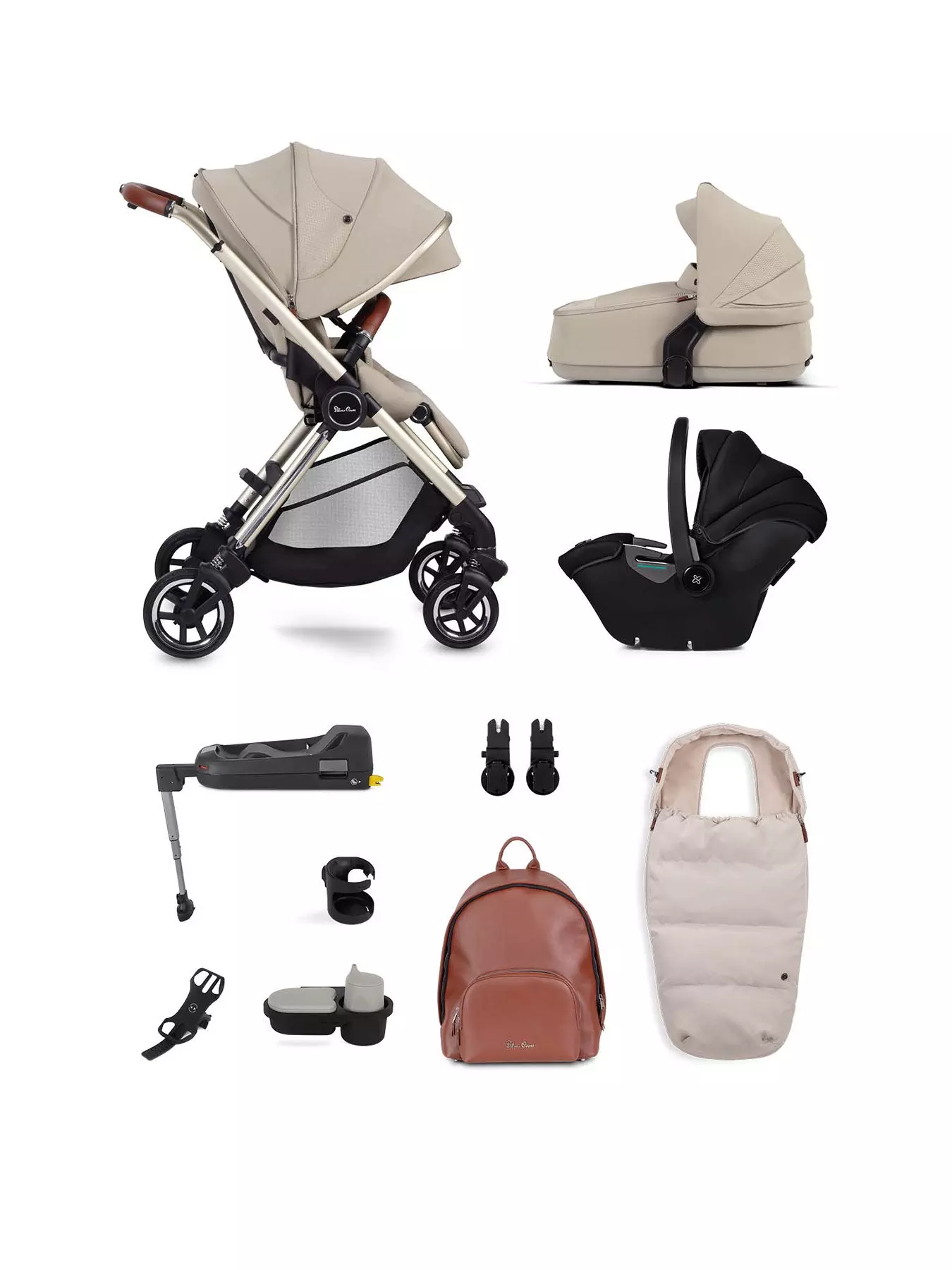 BEBE CONFORT Poussette Trio Combinée Pack Zelia 3 en 1, Nomad