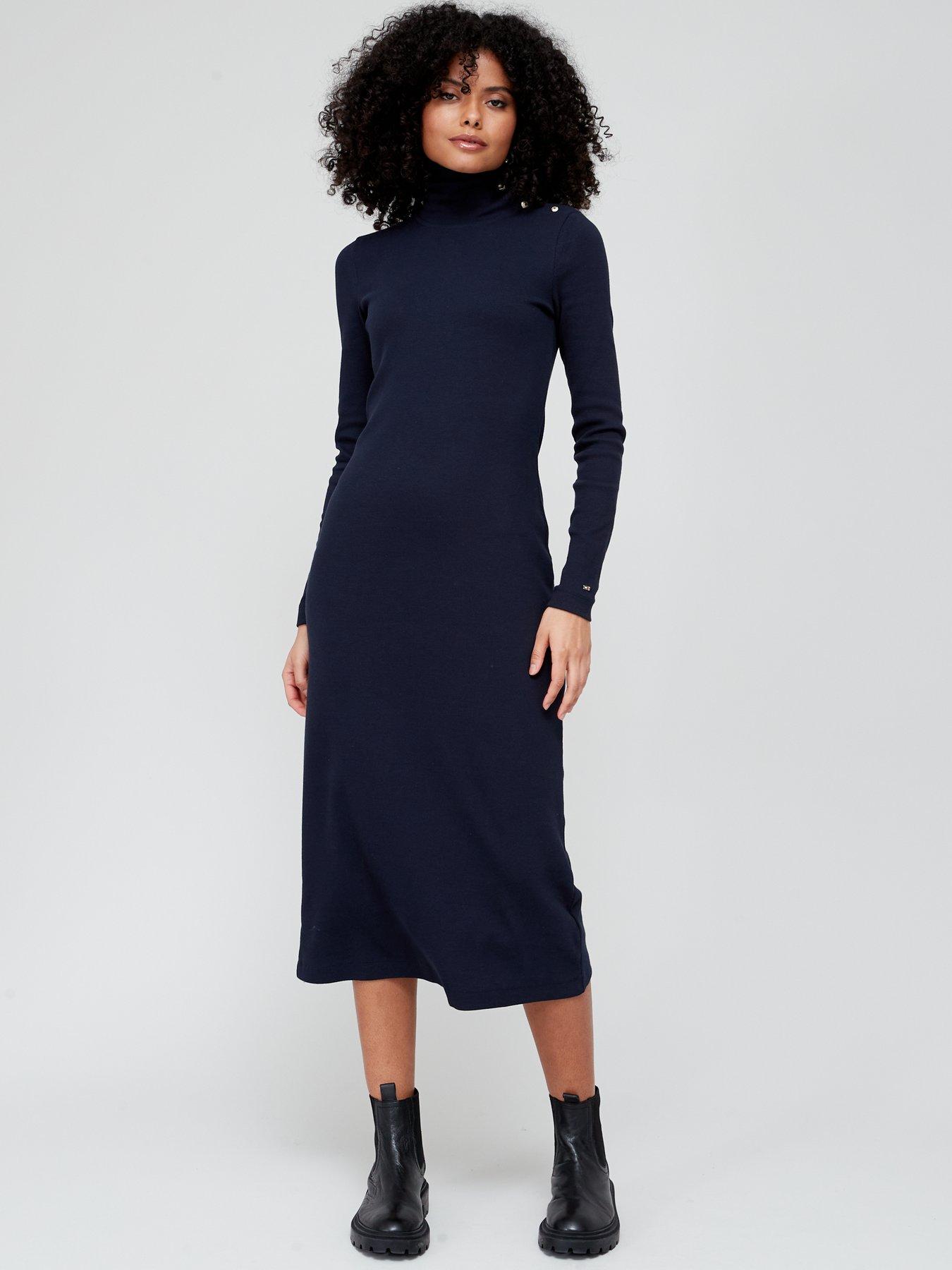 Tommy hilfiger online midi dress