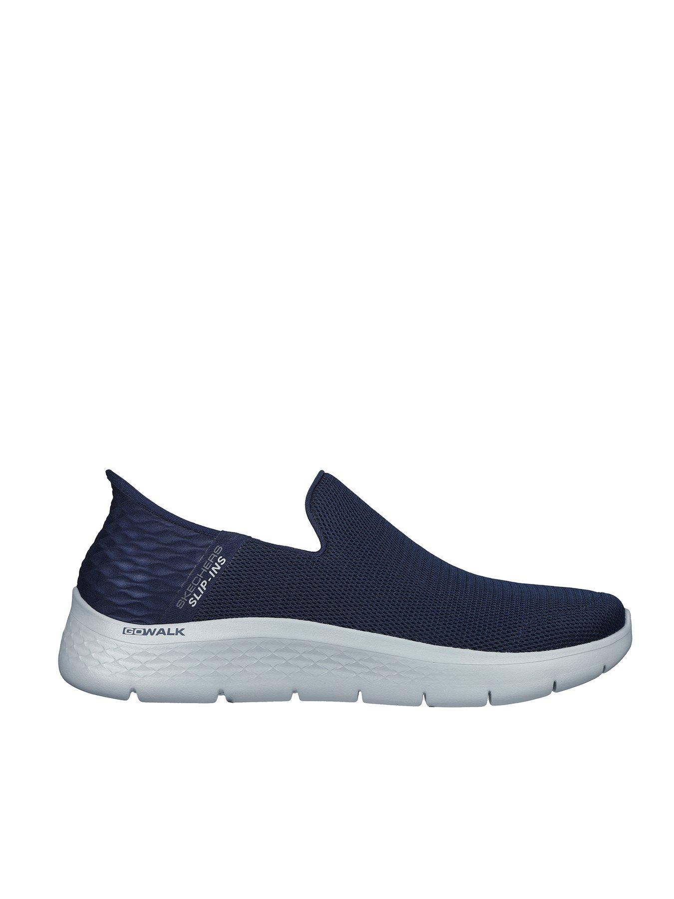 Image 1 of 4 of Skechers Slip-Ins Go Walk Flex Trainers - Navy