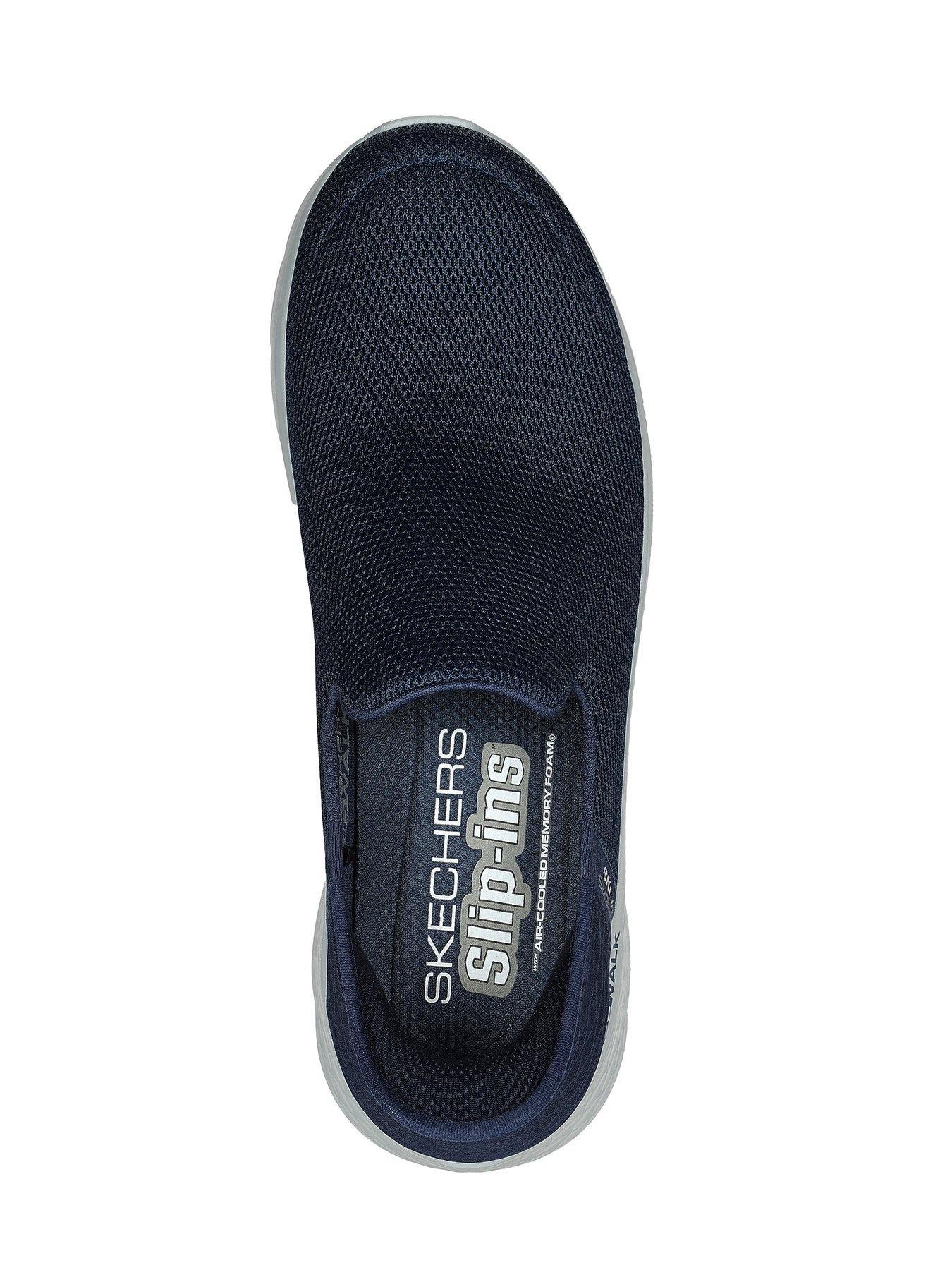 Image 3 of 4 of Skechers Slip-Ins Go Walk Flex Trainers - Navy