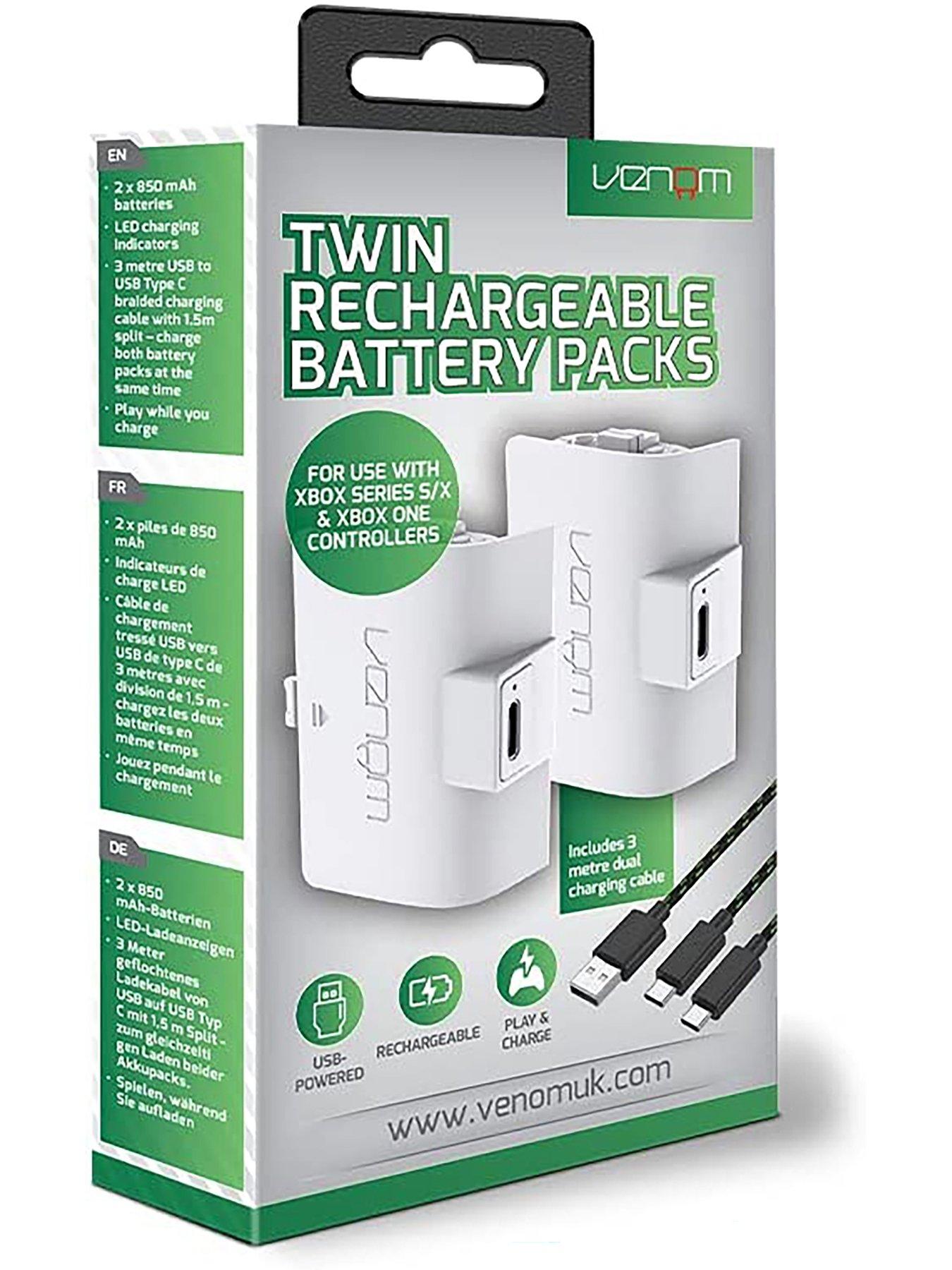 Image 5 of 5 of Venom White Double Battery Pack