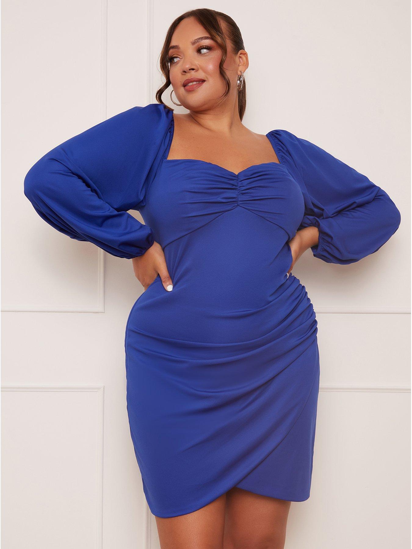 chi-chi-london-curve-long-sleeve-bodycon-mini-dress-bluedetail