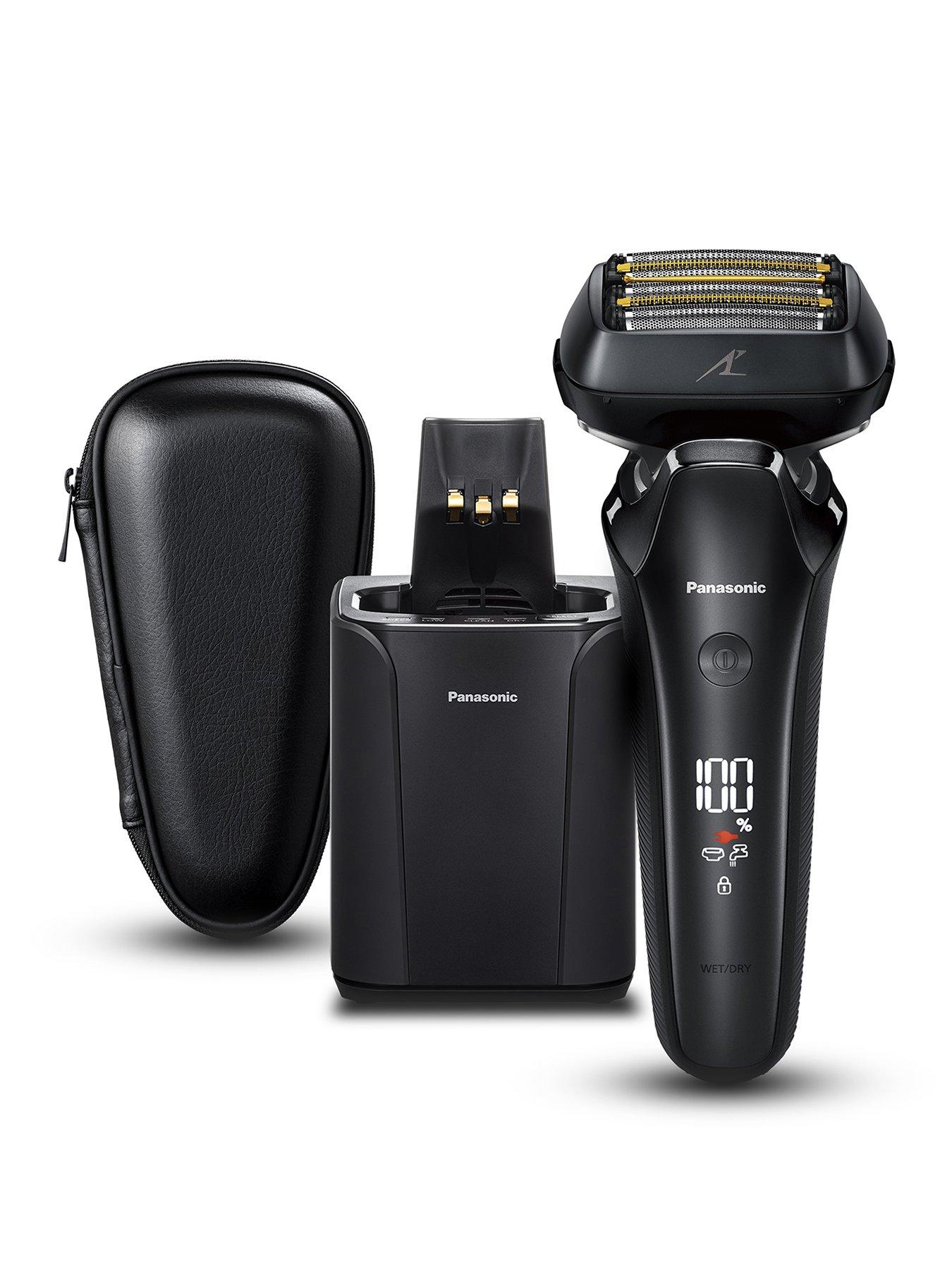 Panasonic Panasonic ES-LS9A Wet  &  Dry 6-Blade Electric Shaver for Men - Precise Clean Shaving with Cleaning  &  Charging Stand