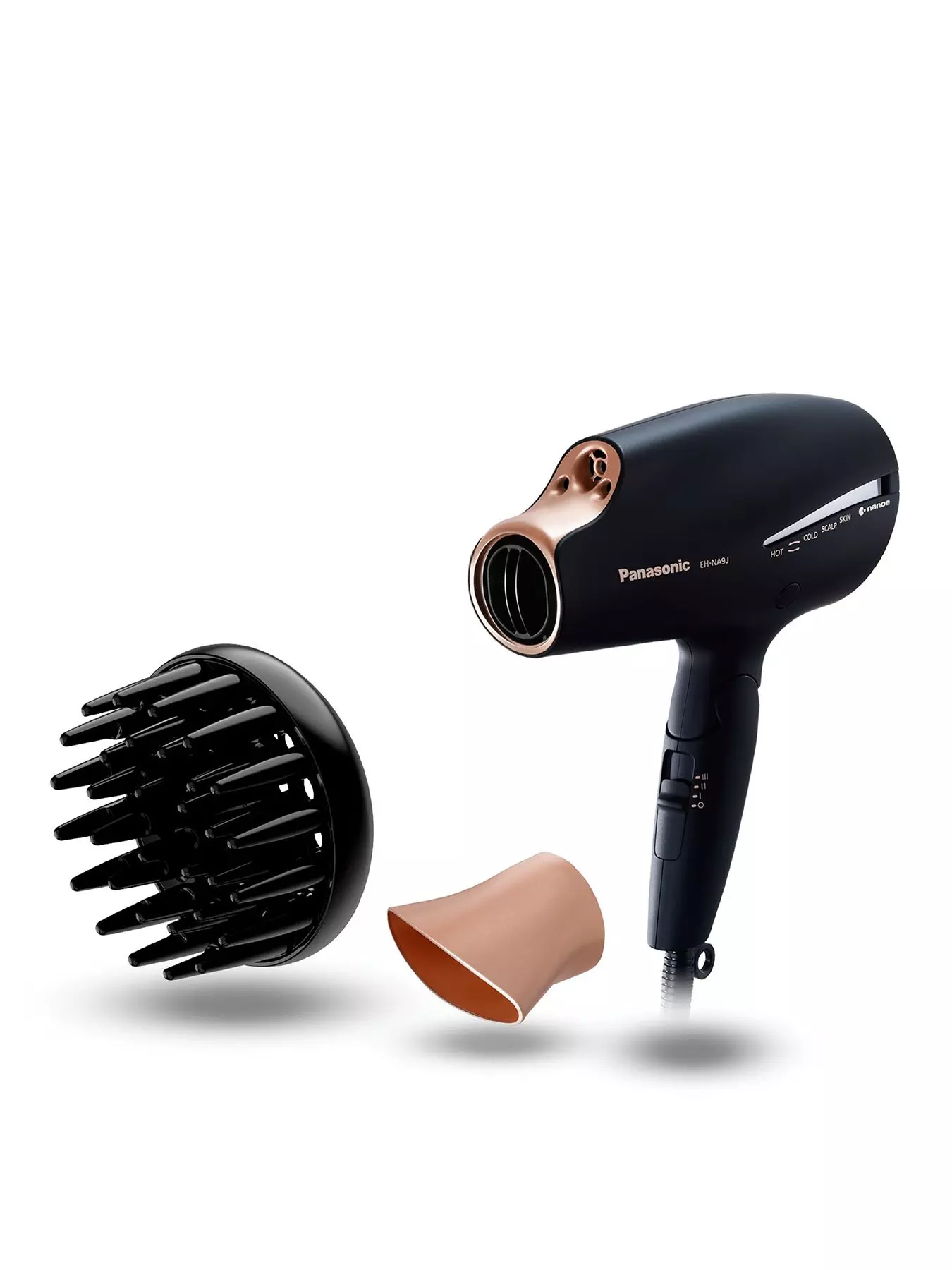 Hair Dryer Professional Ionic Hair Dryer Compact Quiet Hair Dryer Portable  Travel Hair Dryer Brushless Motor. Foldable Hair Dryer with Magnetic Nozzle  Wind Speed/Temperature Three-Speed Adjustment Champagne