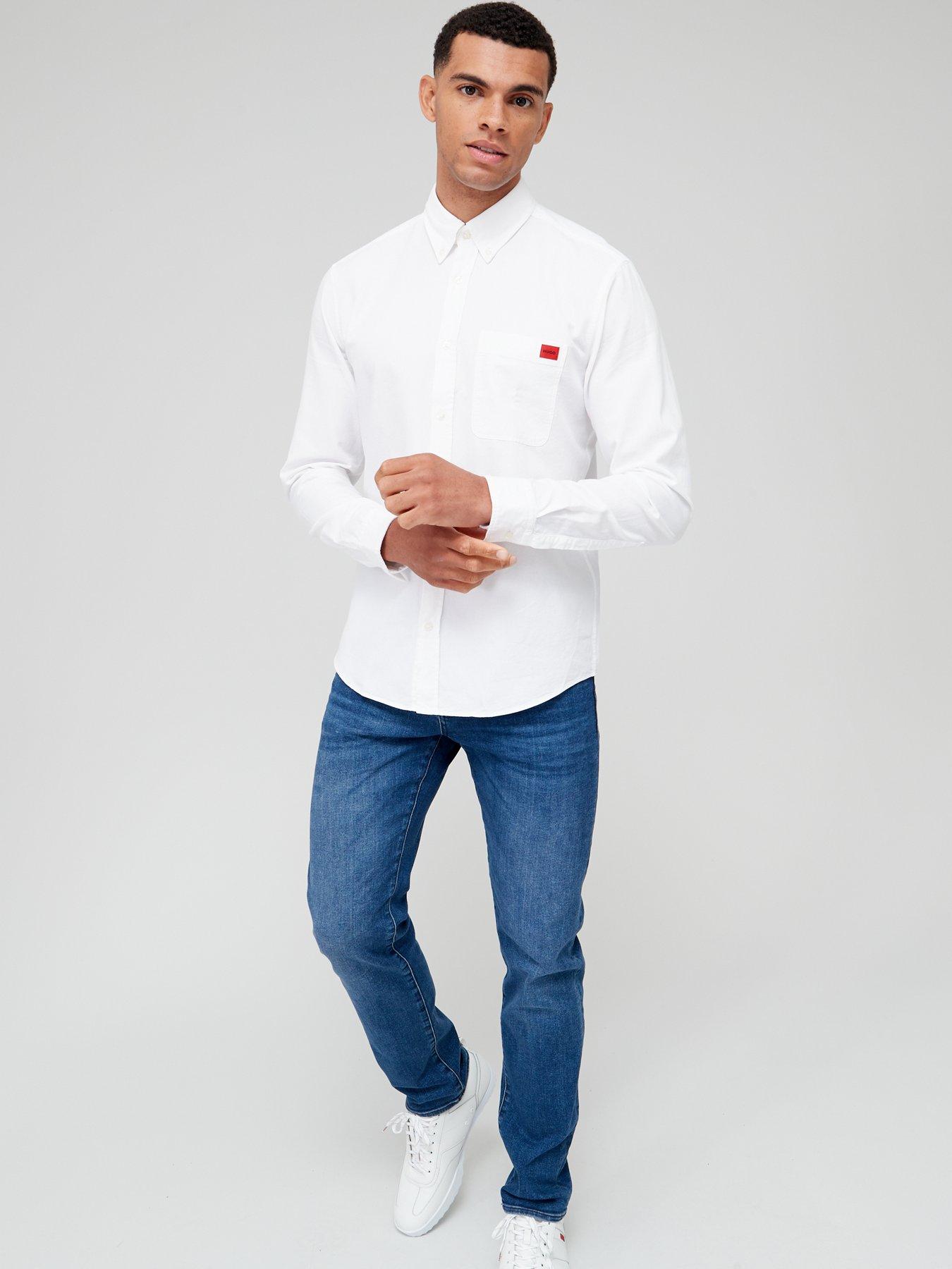 hugo-evito-slim-fit-long-sleeve-shirt-whiteback