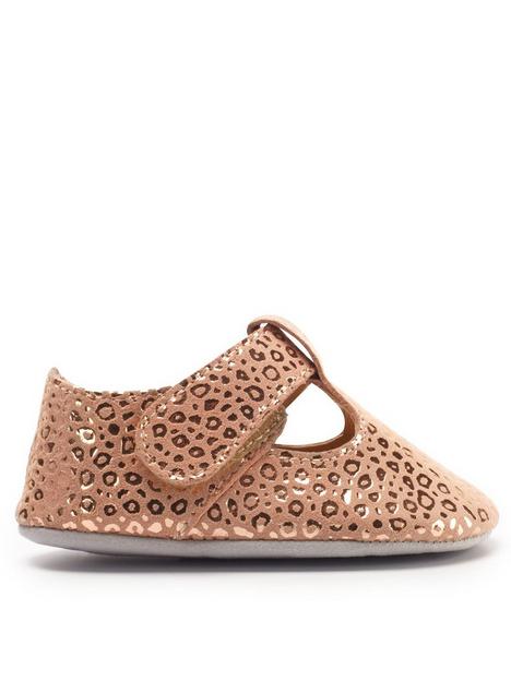 start-rite-rhyme-rose-gold-metallic-suede-leather-leopard-print-riptape-t-bar-first-baby-shoes-rose-gold
