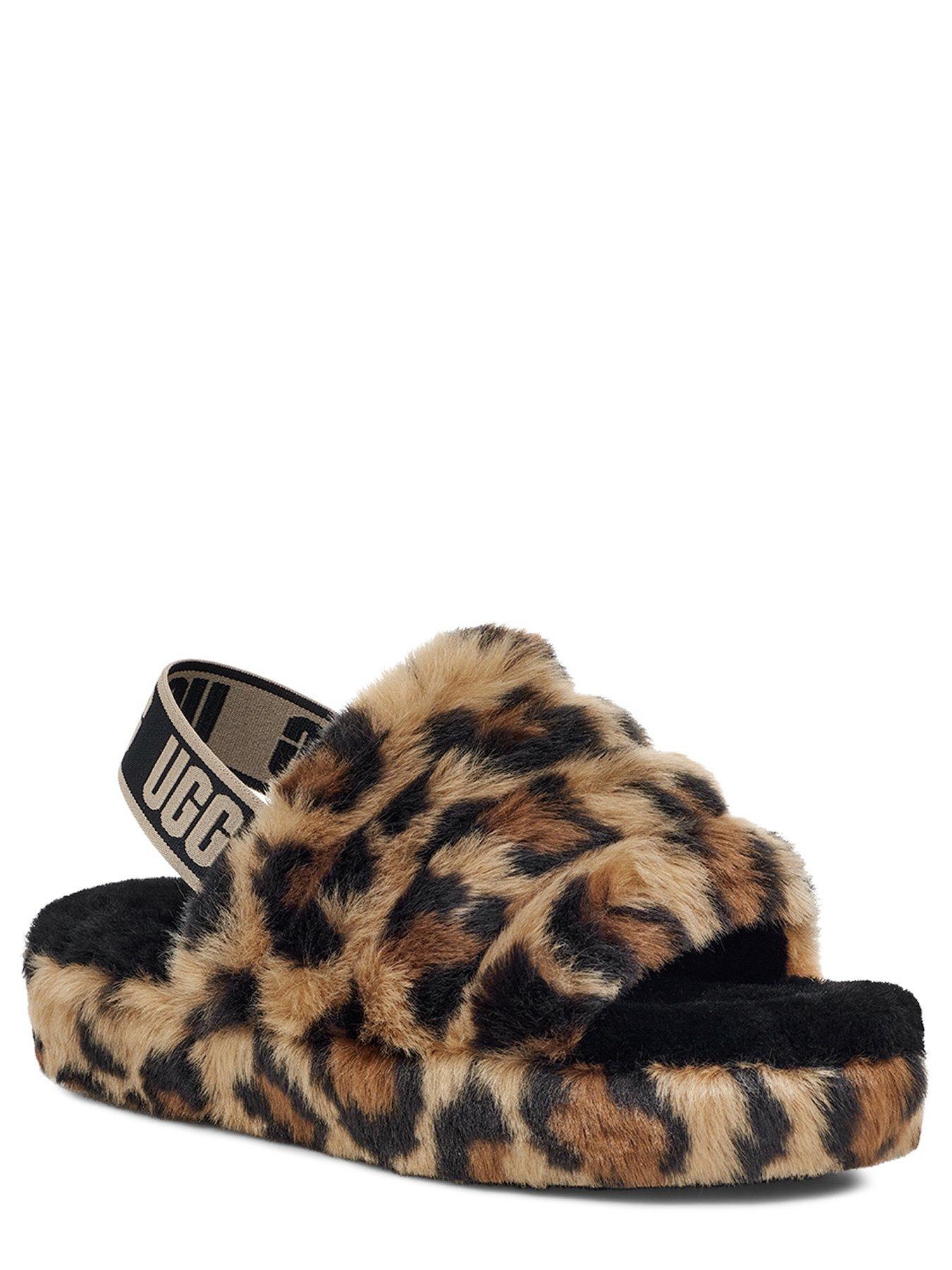 Cheetah print hotsell ugg slides