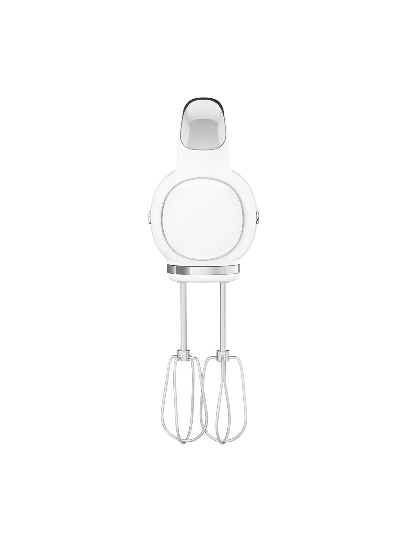 Image 2 of 6 of Smeg HMF01 Retro Style Hand Mixer with Turbo Function, 250W - White