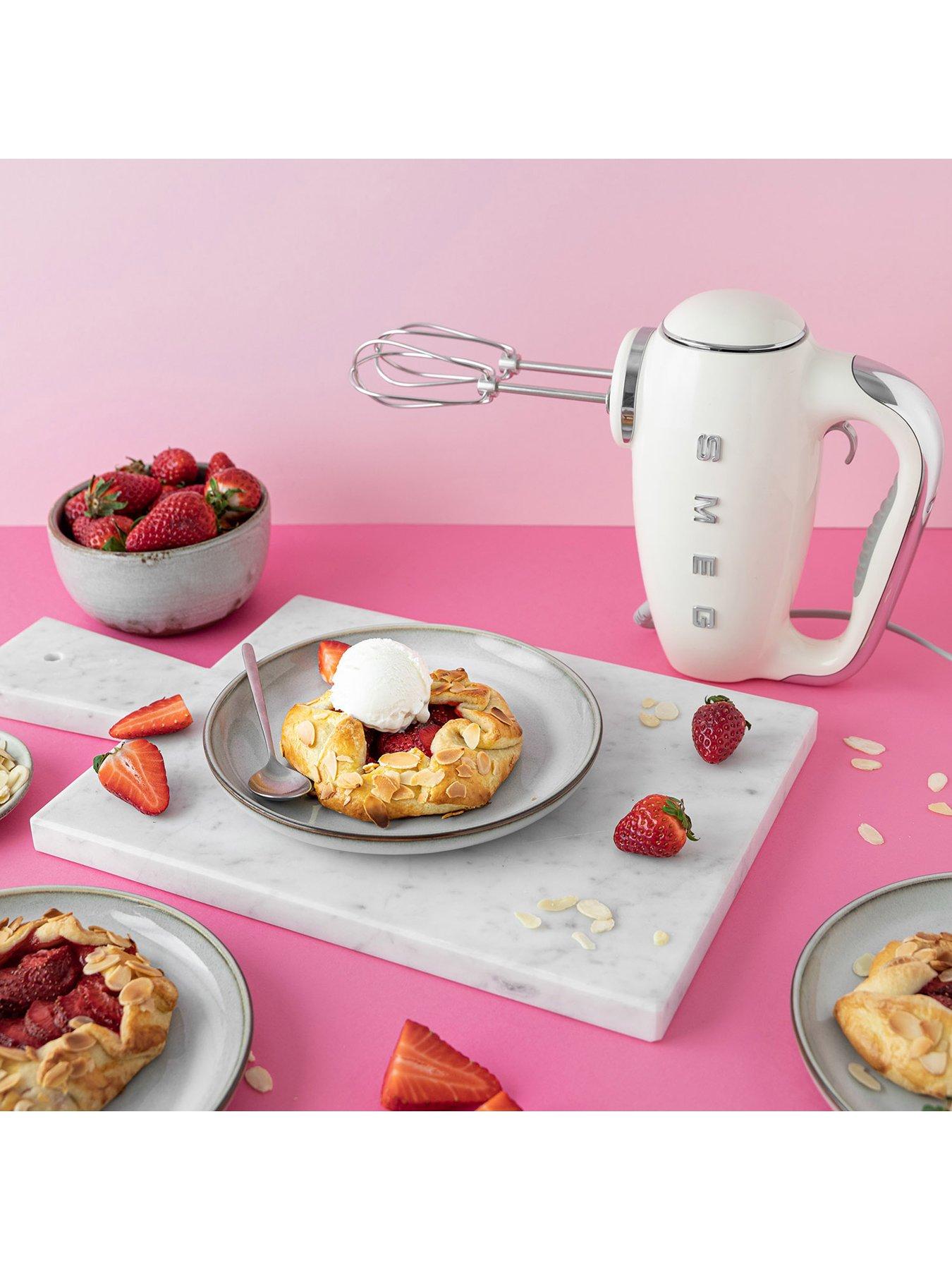 Image 5 of 6 of Smeg HMF01 Retro Style Hand Mixer with Turbo Function, 250W - White