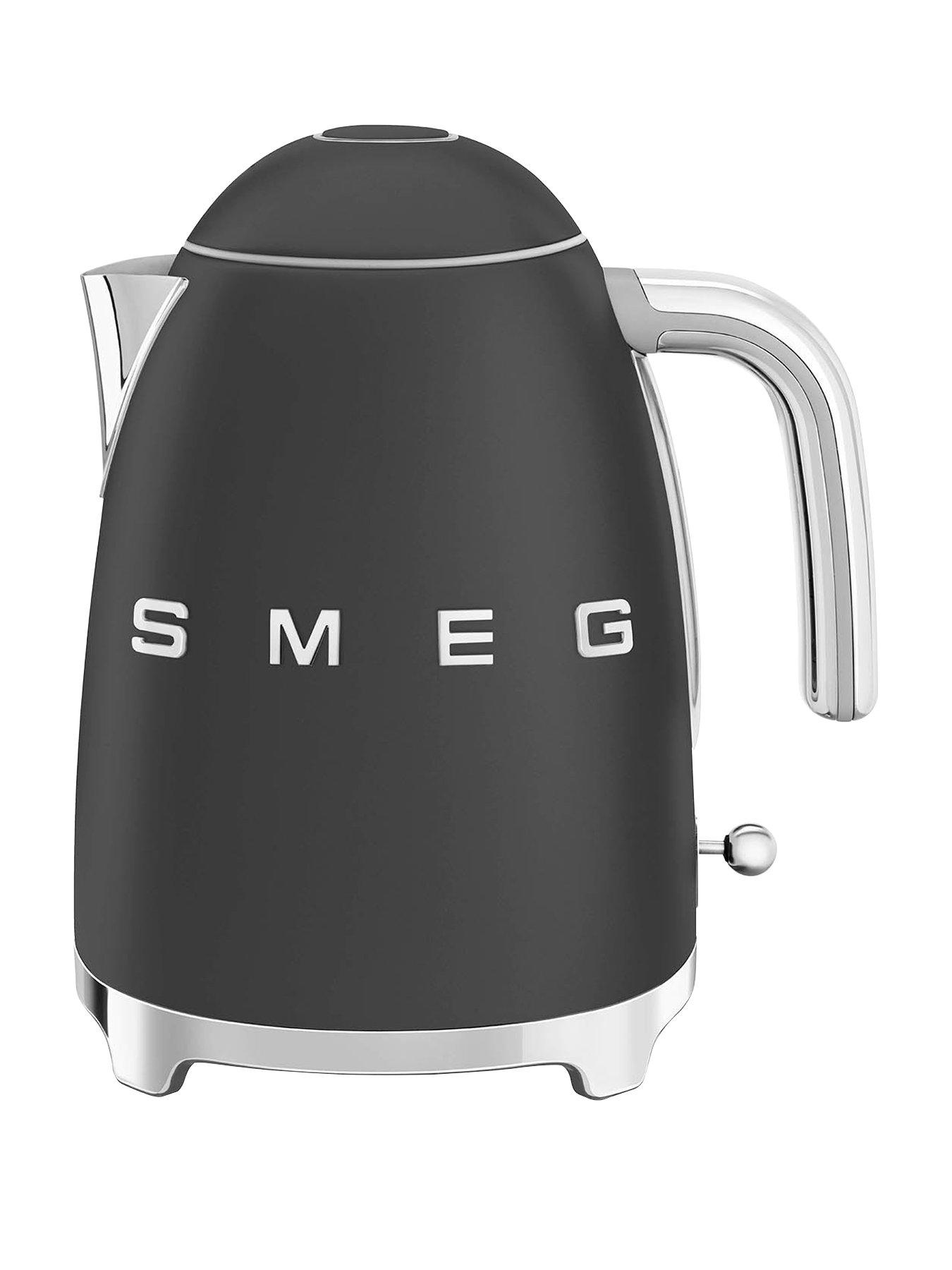 Image 1 of 6 of Smeg KLF03 Retro Style Jug Kettle, 300W, 1.7L - Matte Black