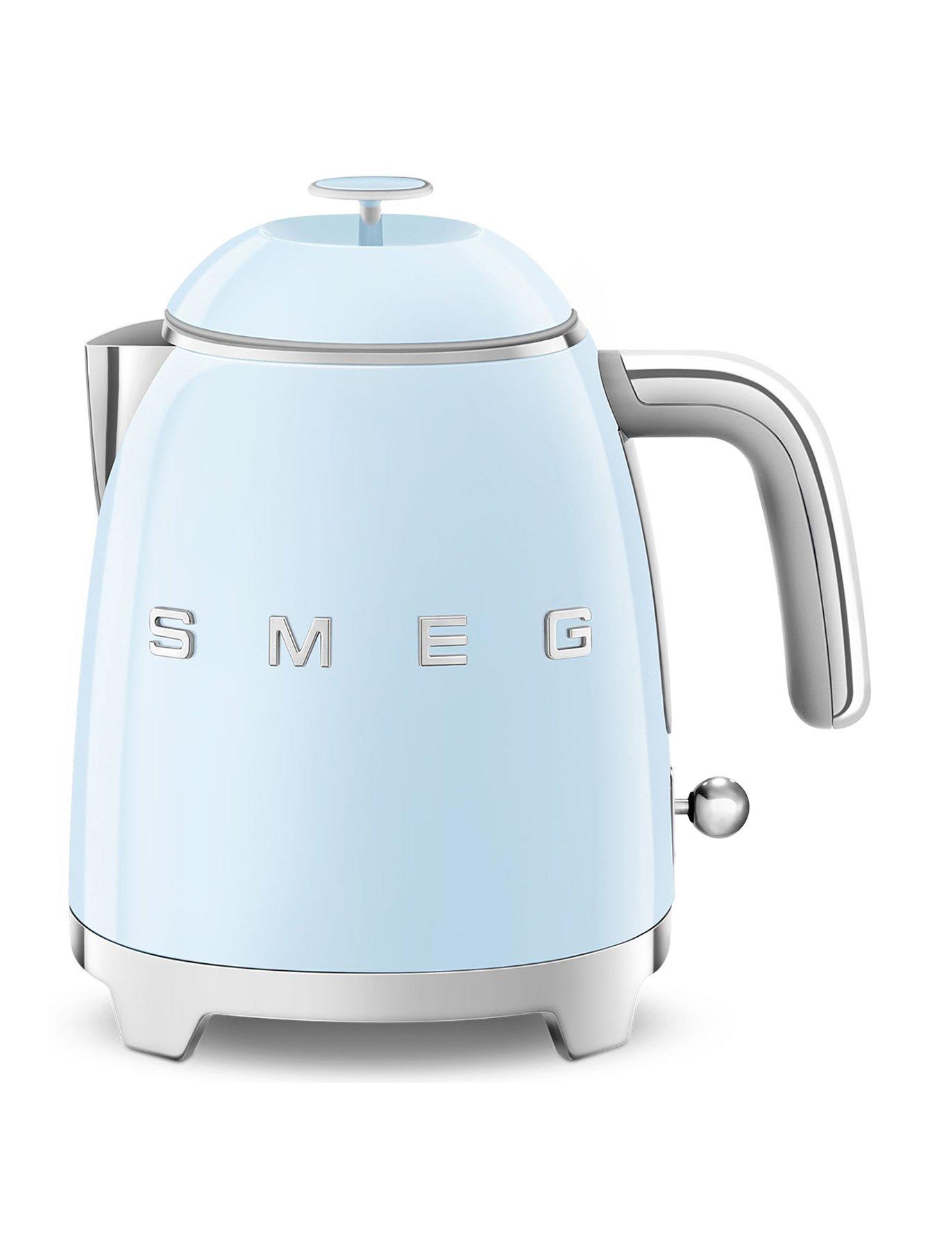 Smeg KLF05 Retro Style 0.8L Mini Kettle, 1400W - Pastel Blue