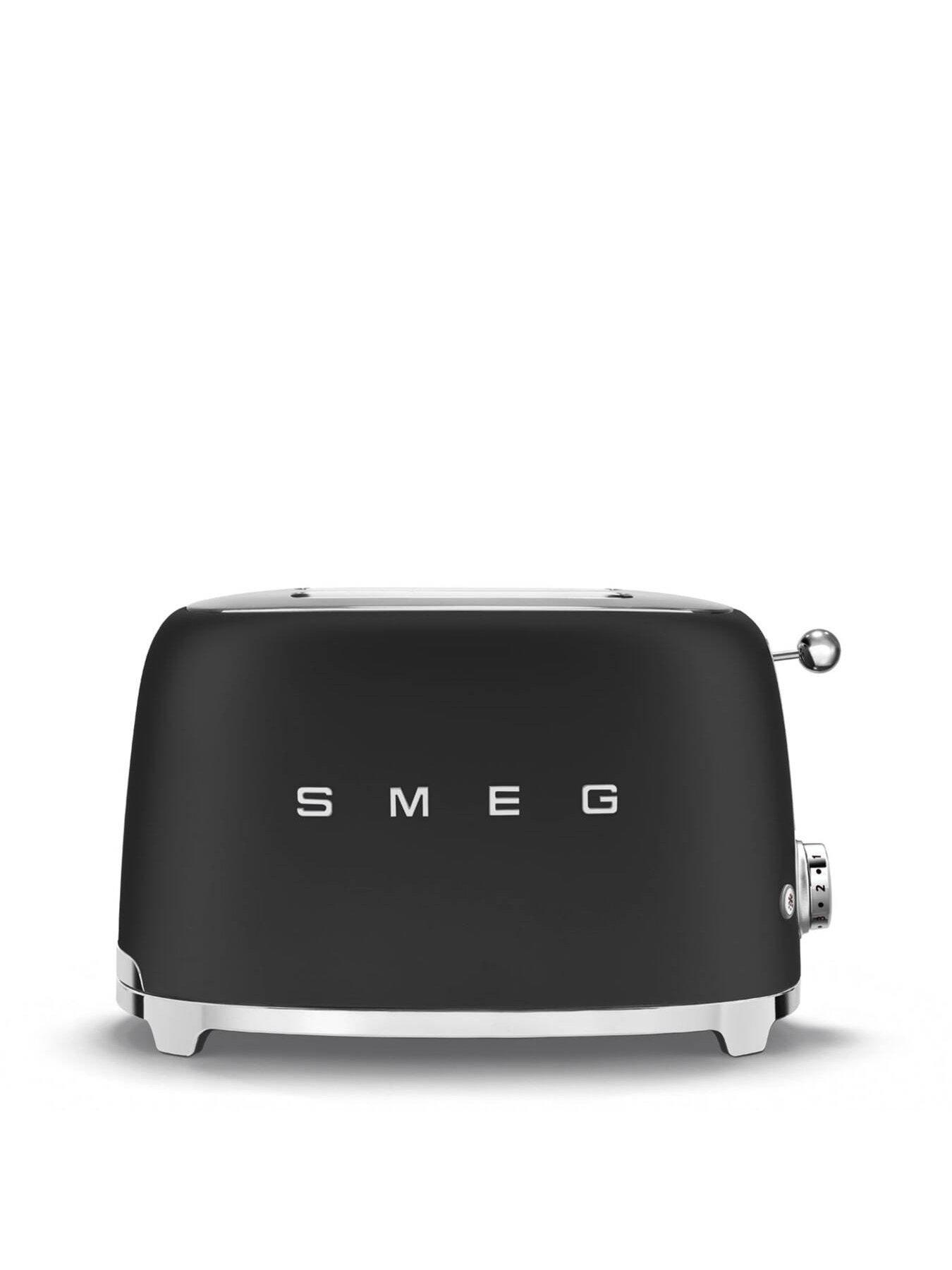 Image 3 of 7 of Smeg TSF01 Retro Style 2 Slice Toaster, 950W - Matte Black