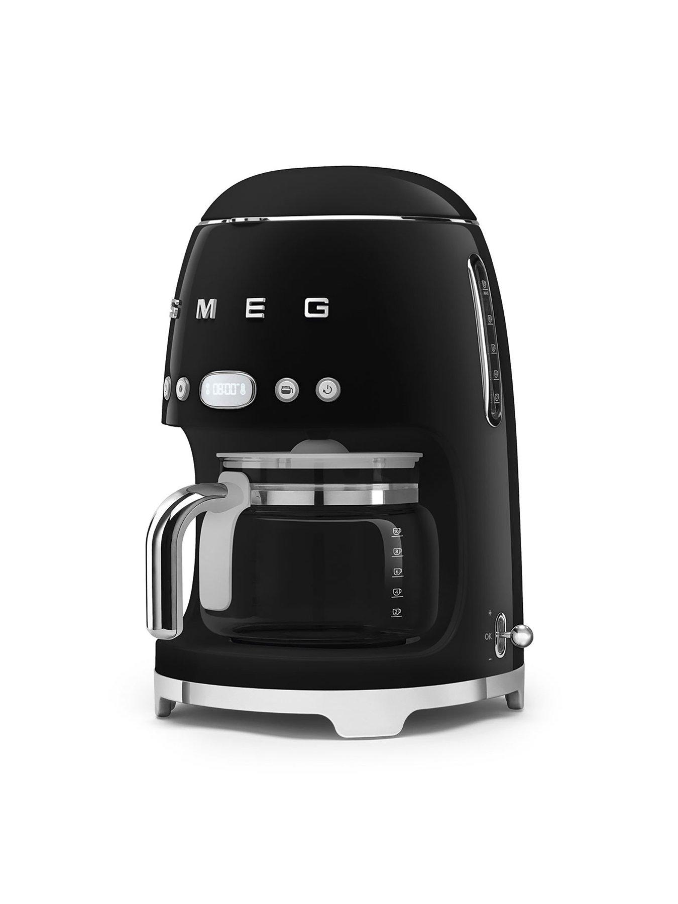Image 2 of 6 of Smeg DCF02 Retro Style Drip Coffee Machine, 1.4 Litre Tank - Black
