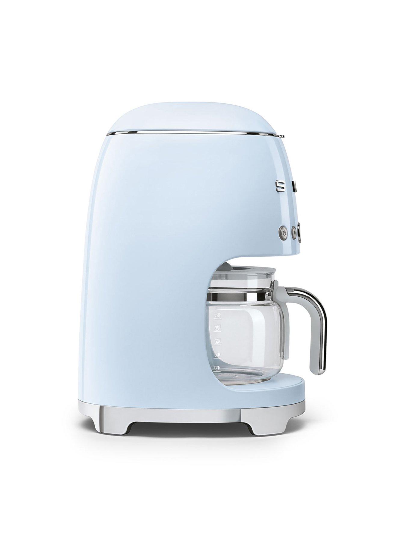 Image 3 of 6 of Smeg DCF02 Retro Style Drip Coffee Machine, 1.4 Litre Tank - Pastel Blue