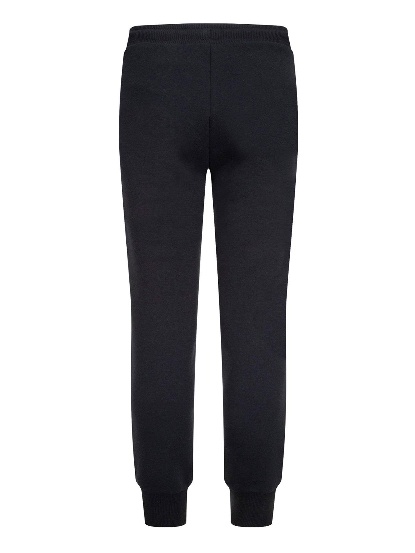 Image 2 of 4 of Converse Junior Boys Signature Fleece Chuck Patch Jogger - Black/White