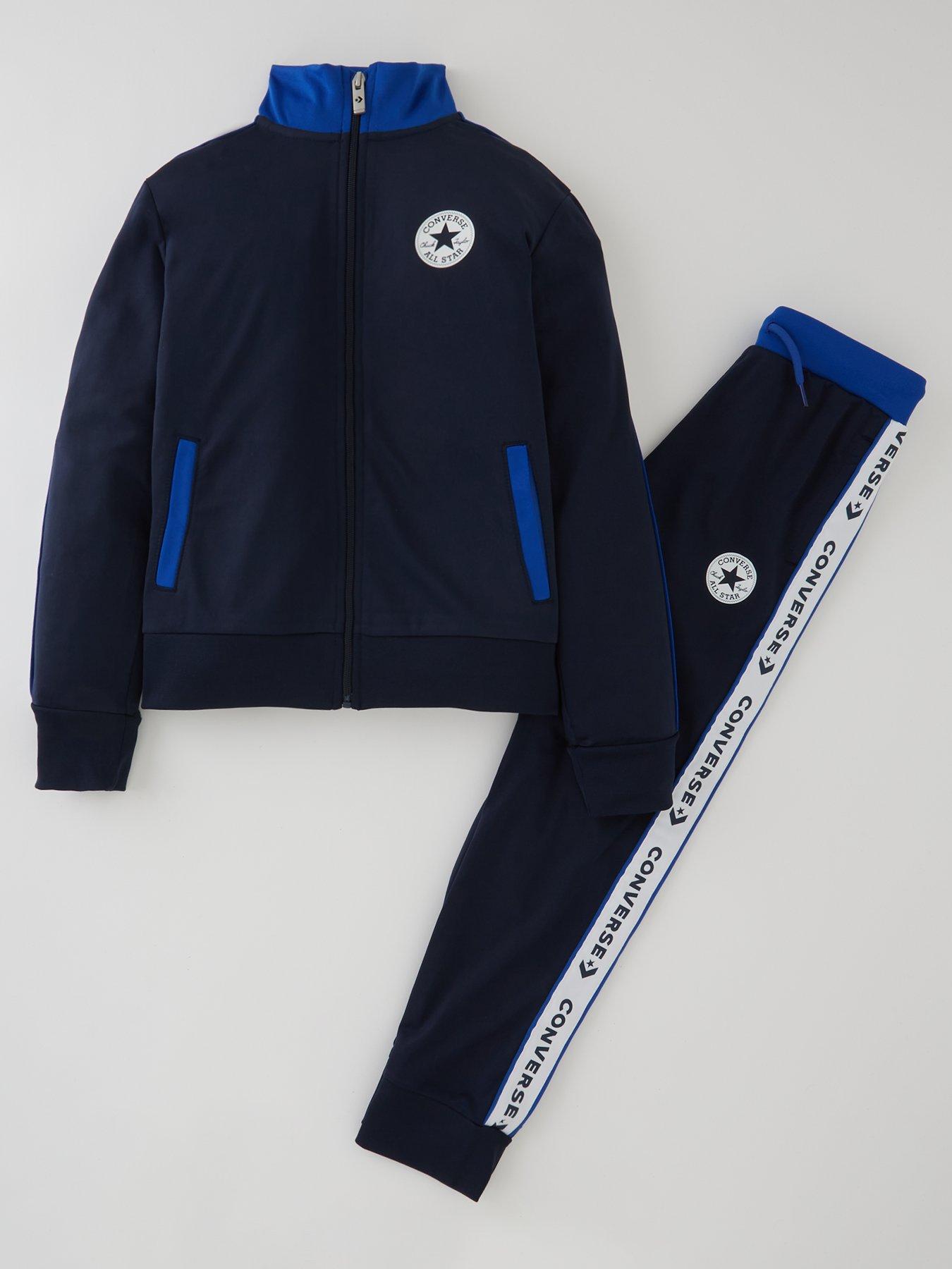 Blue store converse tracksuit