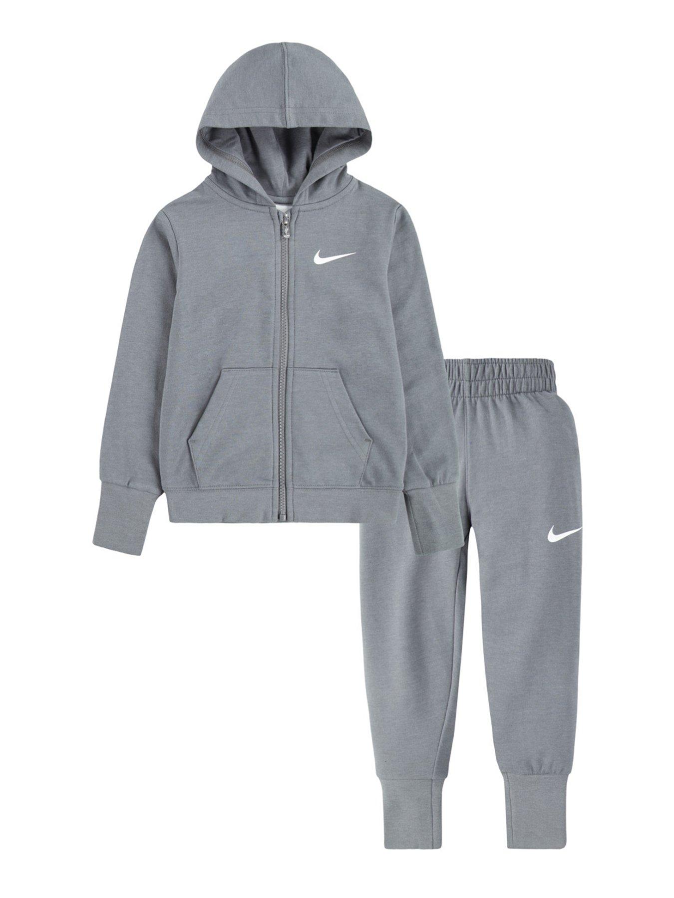 Nike Infant Boys Full Zip Jogger Set Light Grey Very Ireland