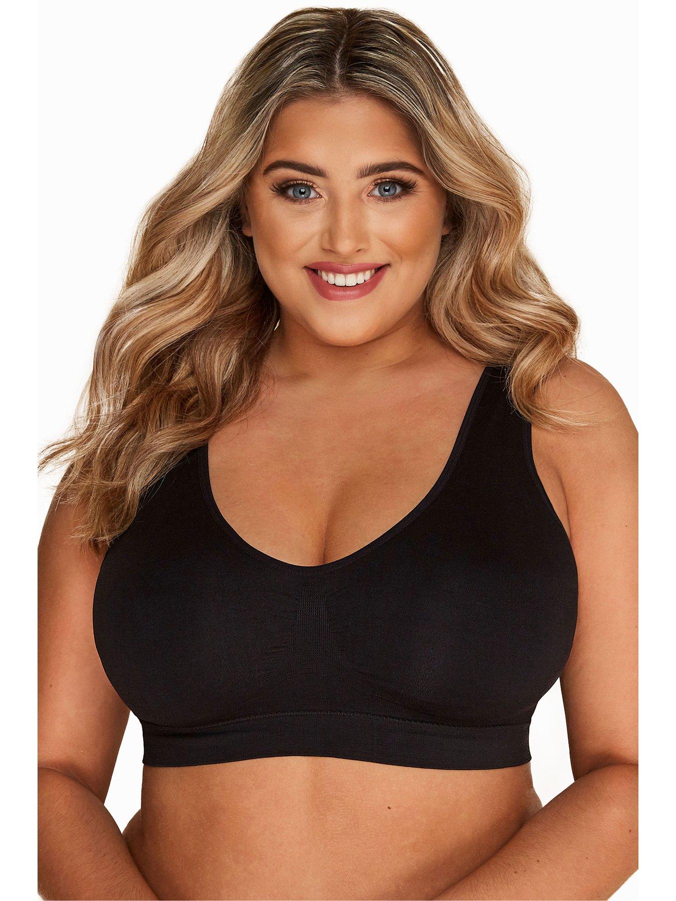 Image 2 of 3 of Yours Yours 2pk Seamless Unpadded Bra Multi