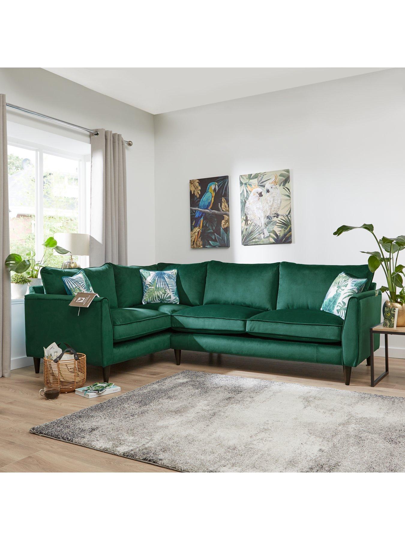 Very Home Pasha Small Fabric Left Hand Chaise Sofa - Made to order in the UK