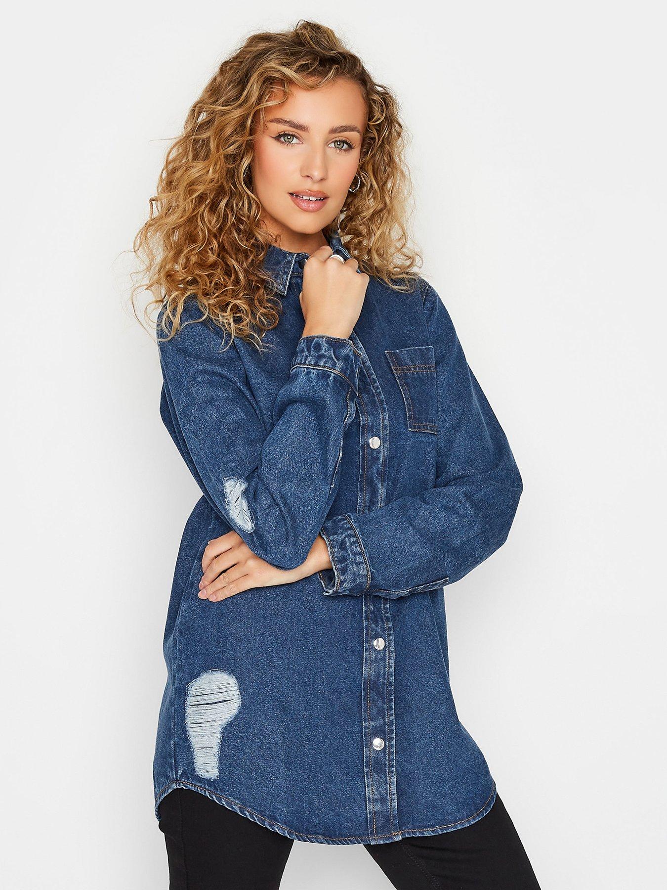 long-tall-sally-long-tall-sally-rip-and-repair-denim-shirt