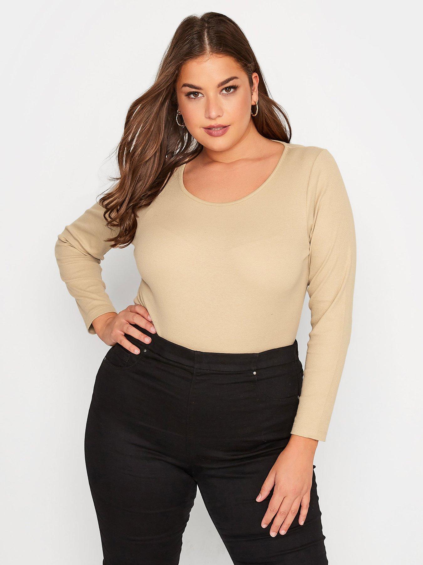 yours-yours-long-sleeve-rib-bodysuit-naturalfront