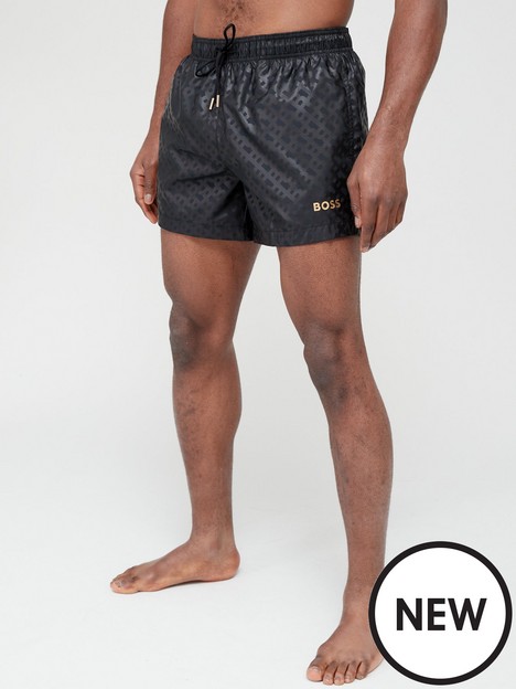 boss-quick-dry-monogramnbspswim-shorts-black