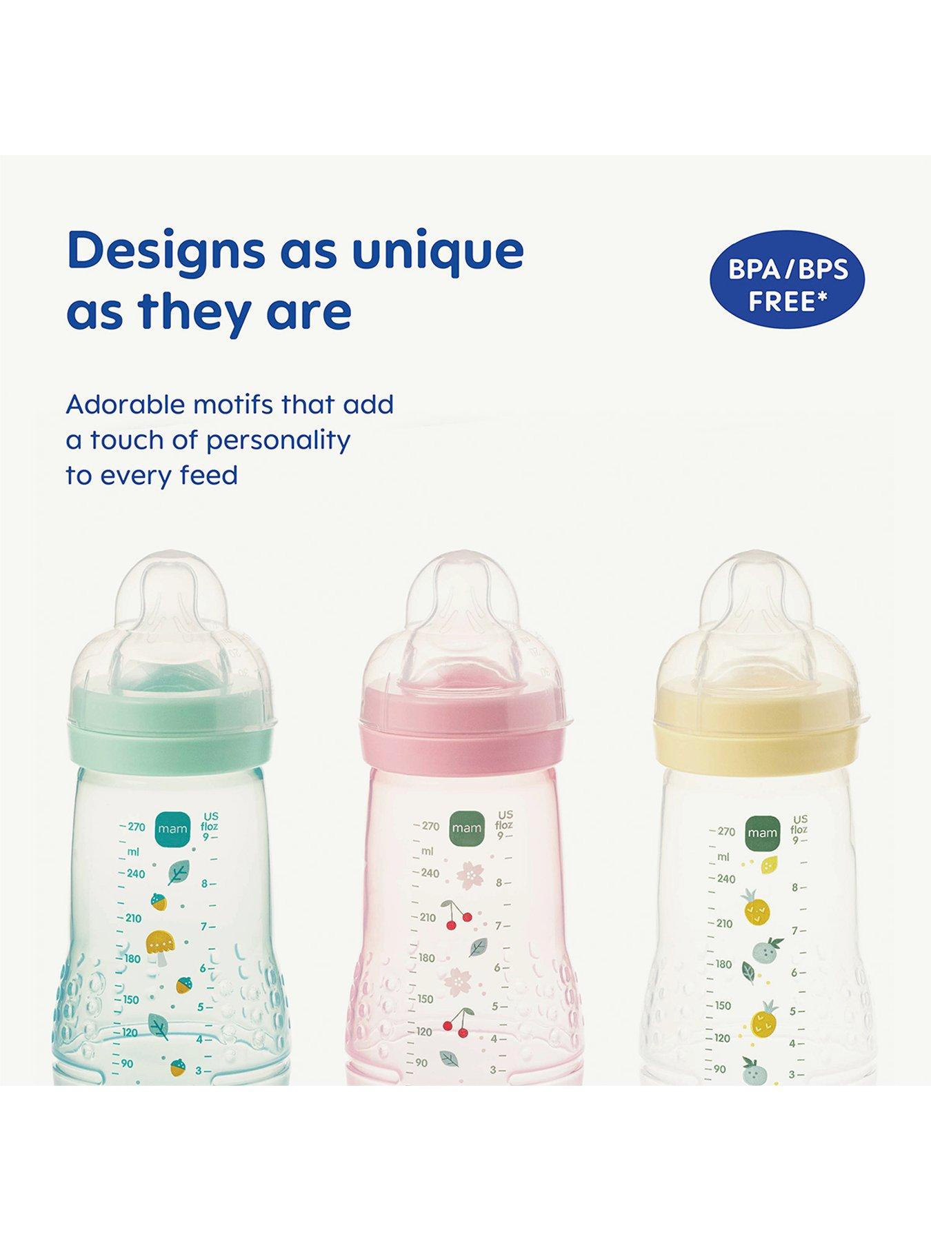 Image 5 of 6 of MAM Easy Active 270ml Baby Bottle 2pk - Pink